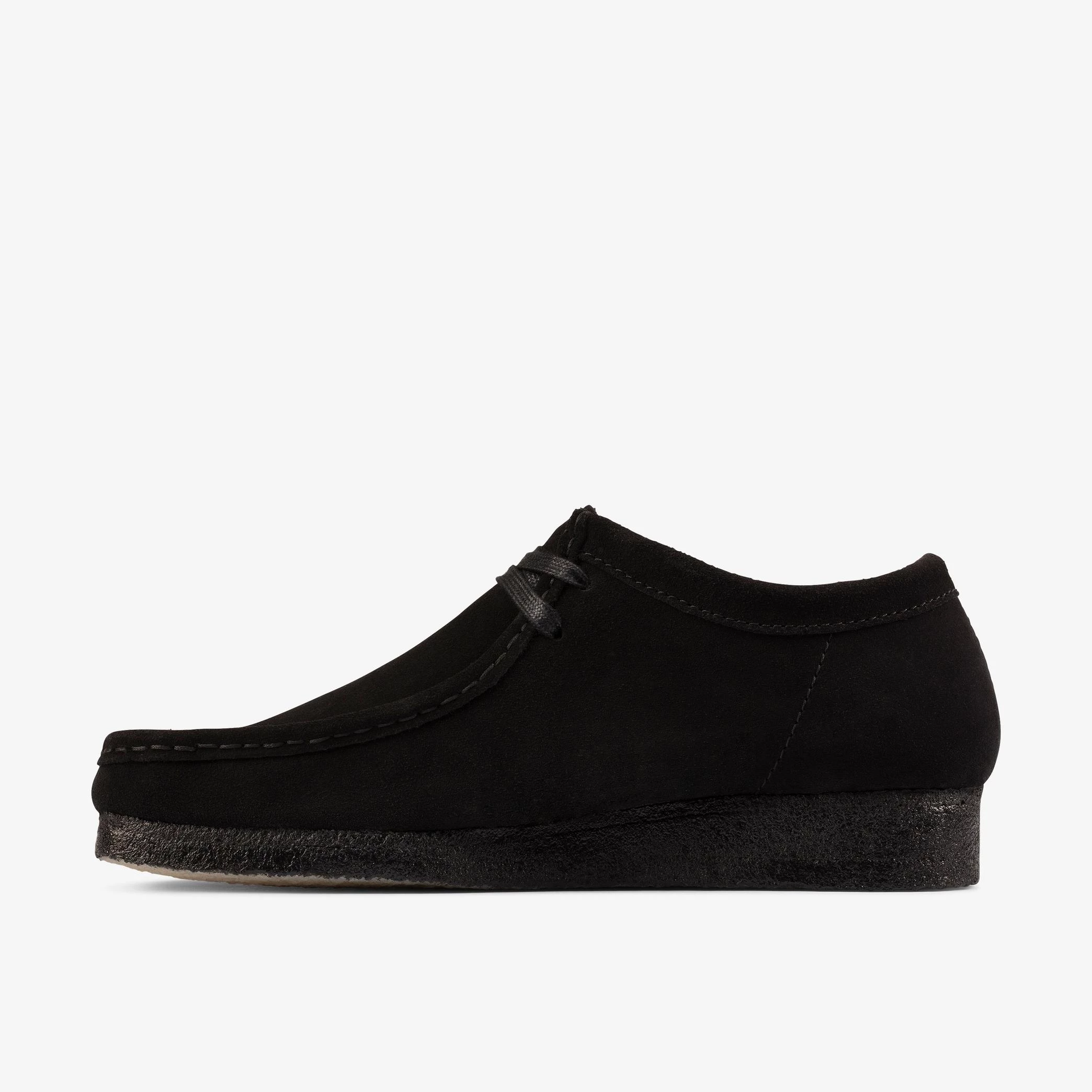 CLARKS WALLABEE BLACK SUEDE - Tôpette Skateboards & Lifestyle