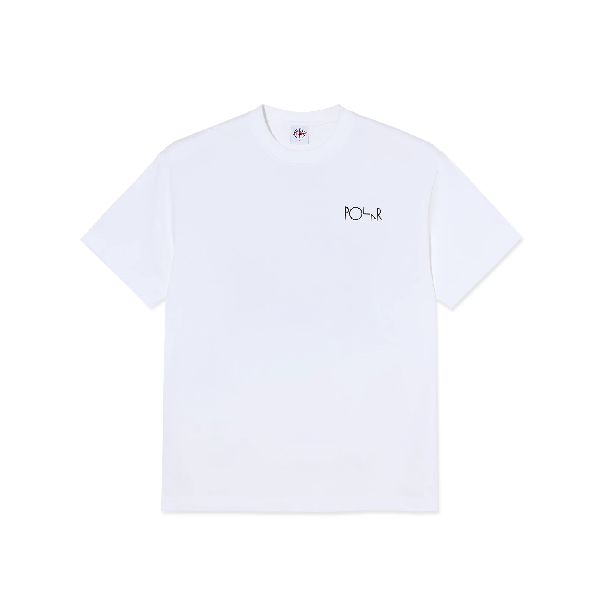 POLAR FILL LOGO TEE MÄRTAS ROSES WHITE - Tôpette Skateboards & Lifestyle