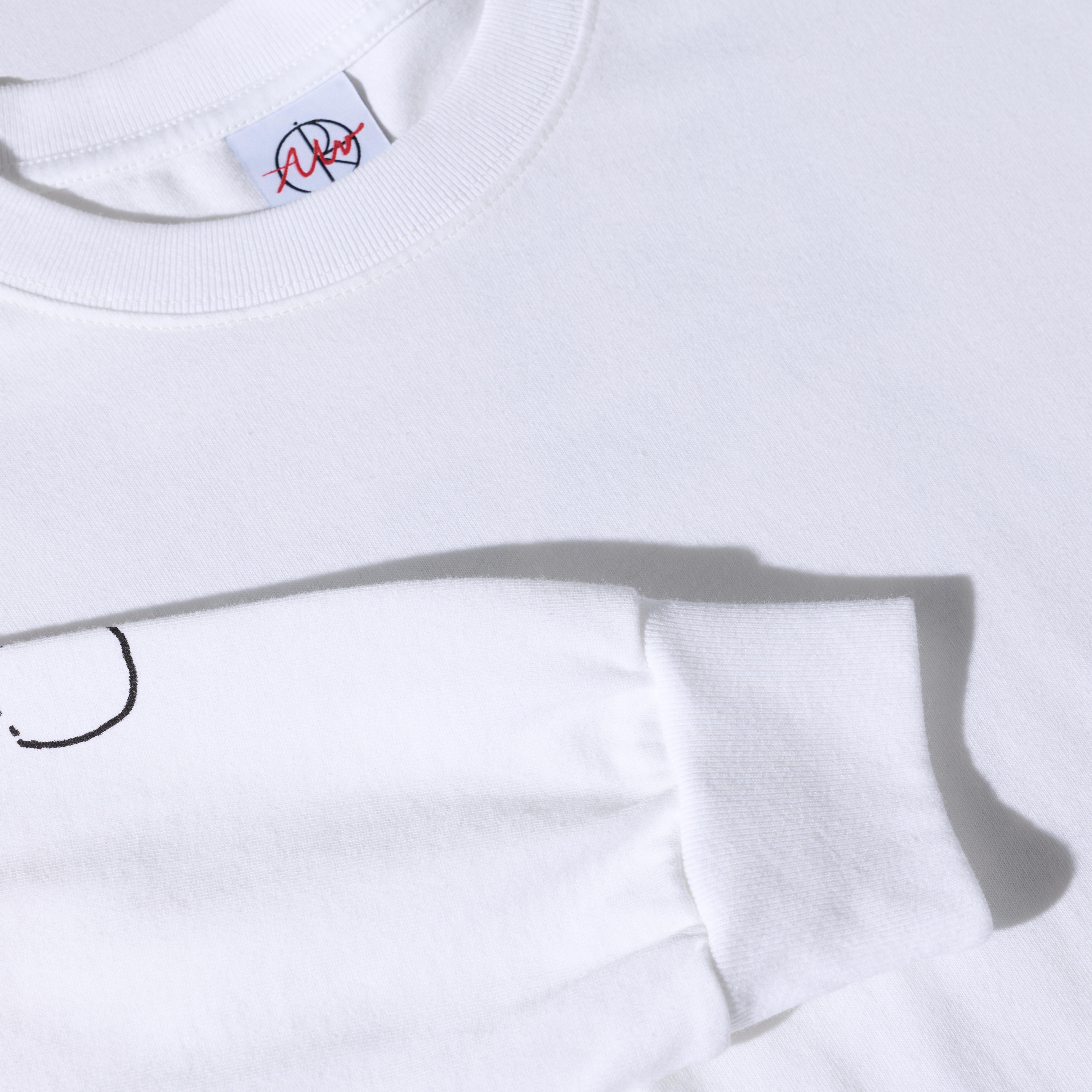 POLAR THE END LS TEE WHITE - Tôpette Skateboards & Lifestyle