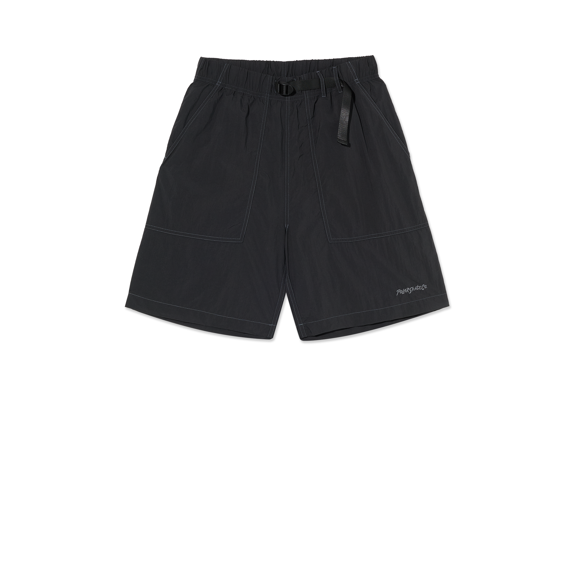 POLAR HIKE SHORTS VINTAGE BLACK - Tôpette Skateboards & Lifestyle