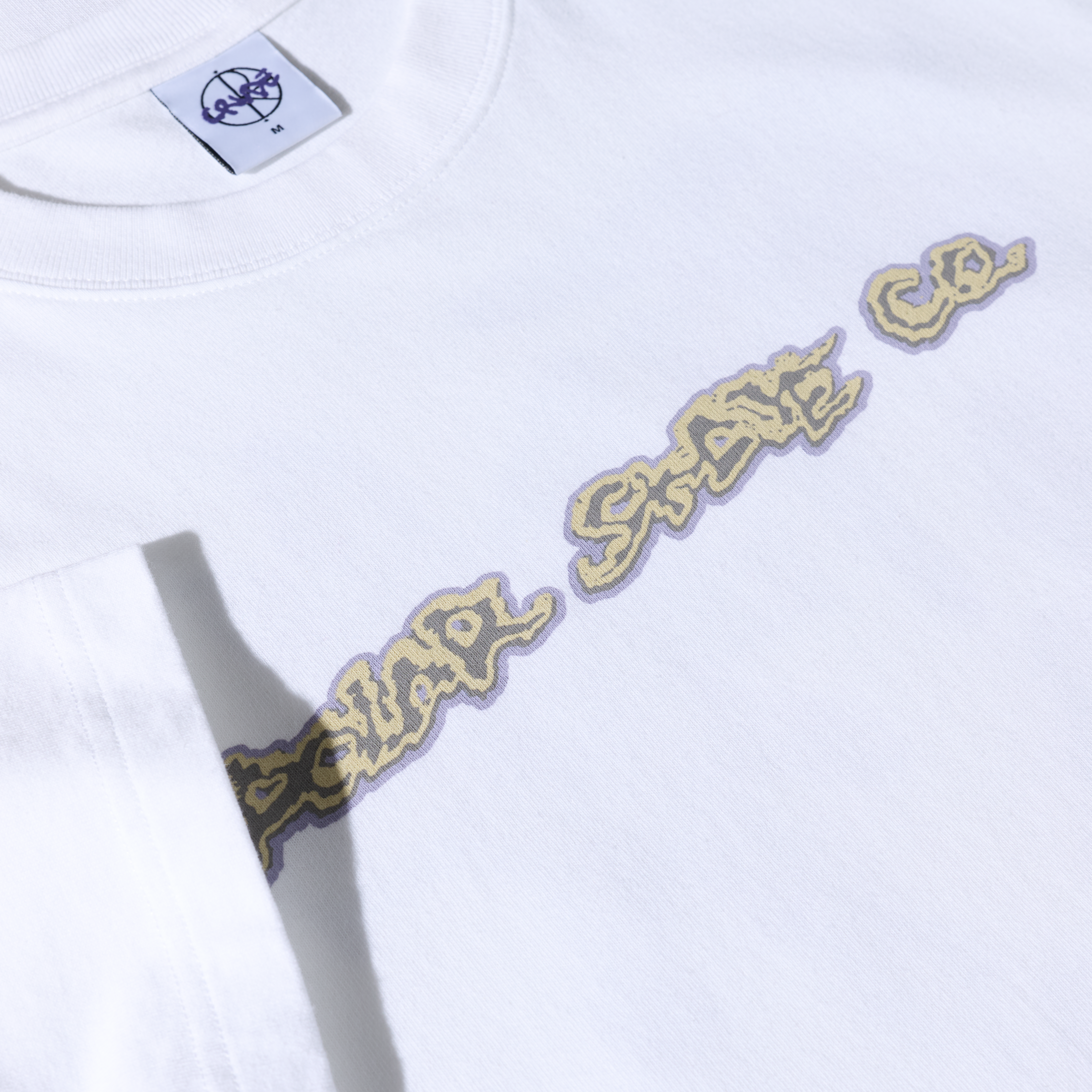 POLAR LOVELY DAY TEE WHITE - Tôpette Skateboards & Lifestyle