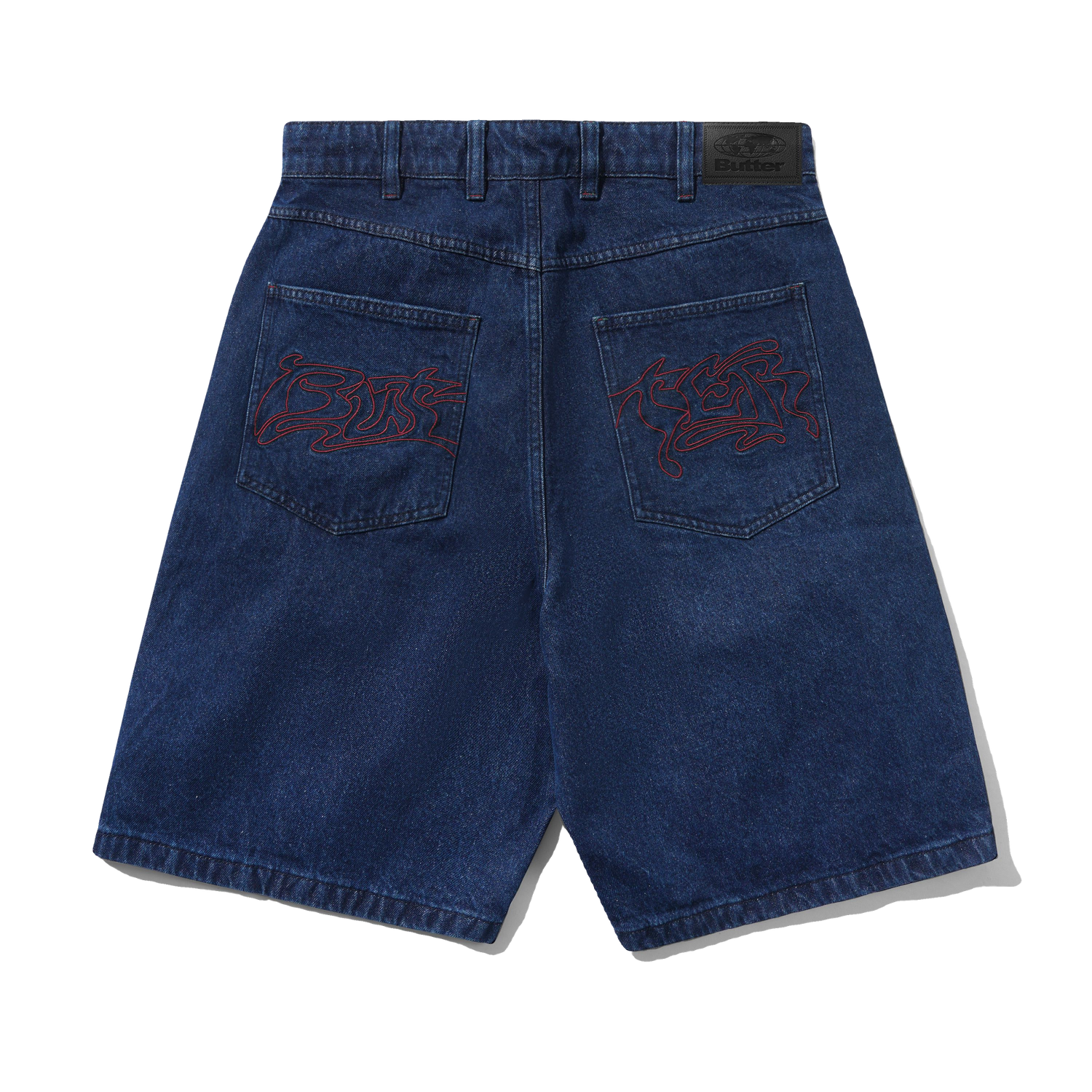 BUTTER GOODS DRUMMER BAGGY SHORTS DENIM INDIGO - Tôpette Skateboards & Lifestyle