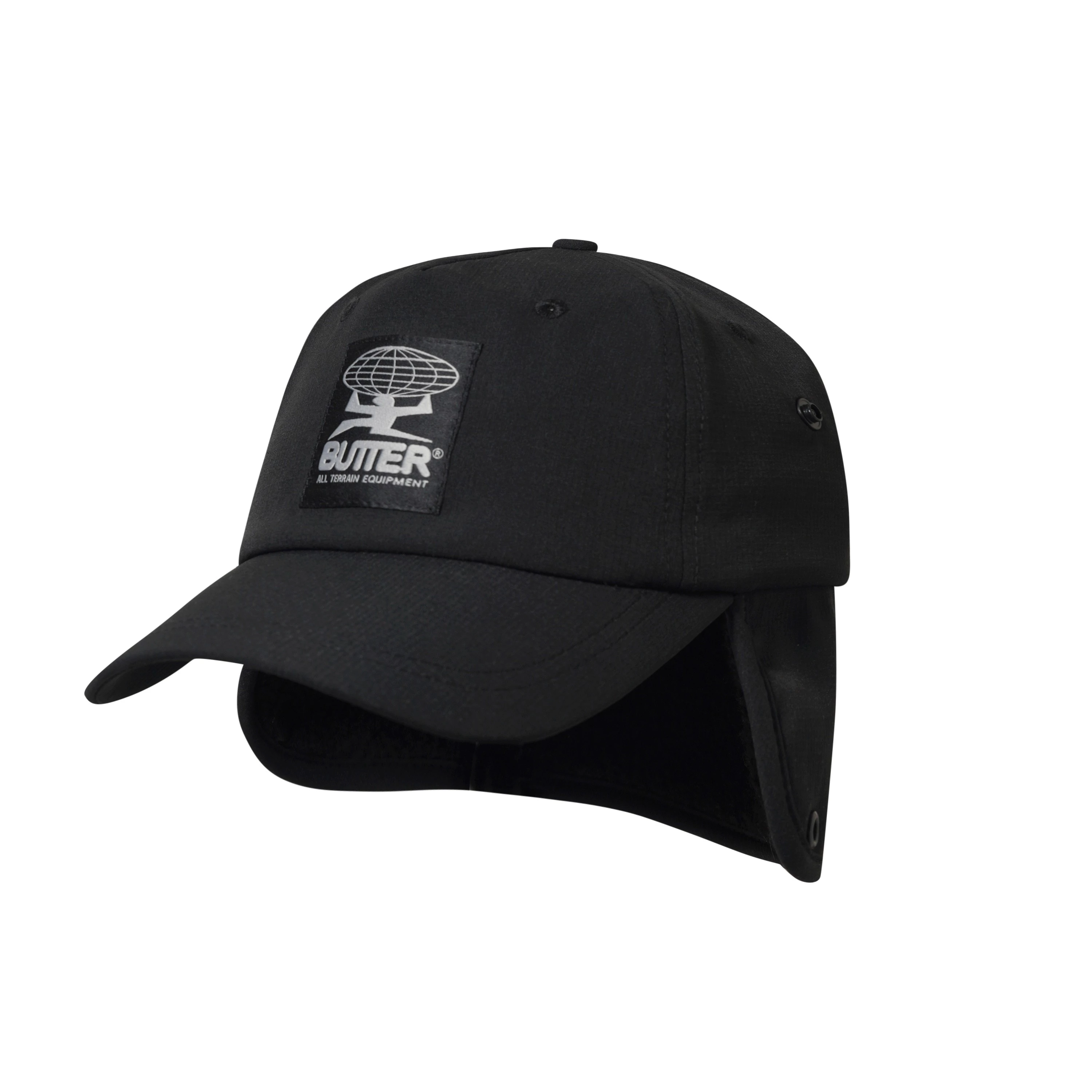 BUTTER GOODS ALL TERRAIN FIVE PANEL BLACK - Tôpette Skateboards & Lifestyle