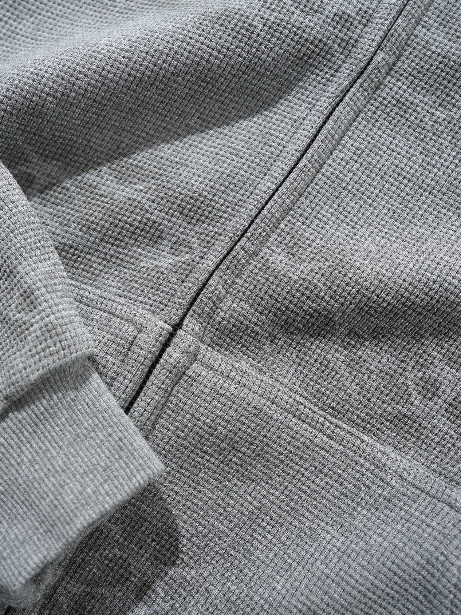 BUTTER FADED WAFFLE ZIP-THRU HOOD GREY - Tôpette Skateboards & Lifestyle