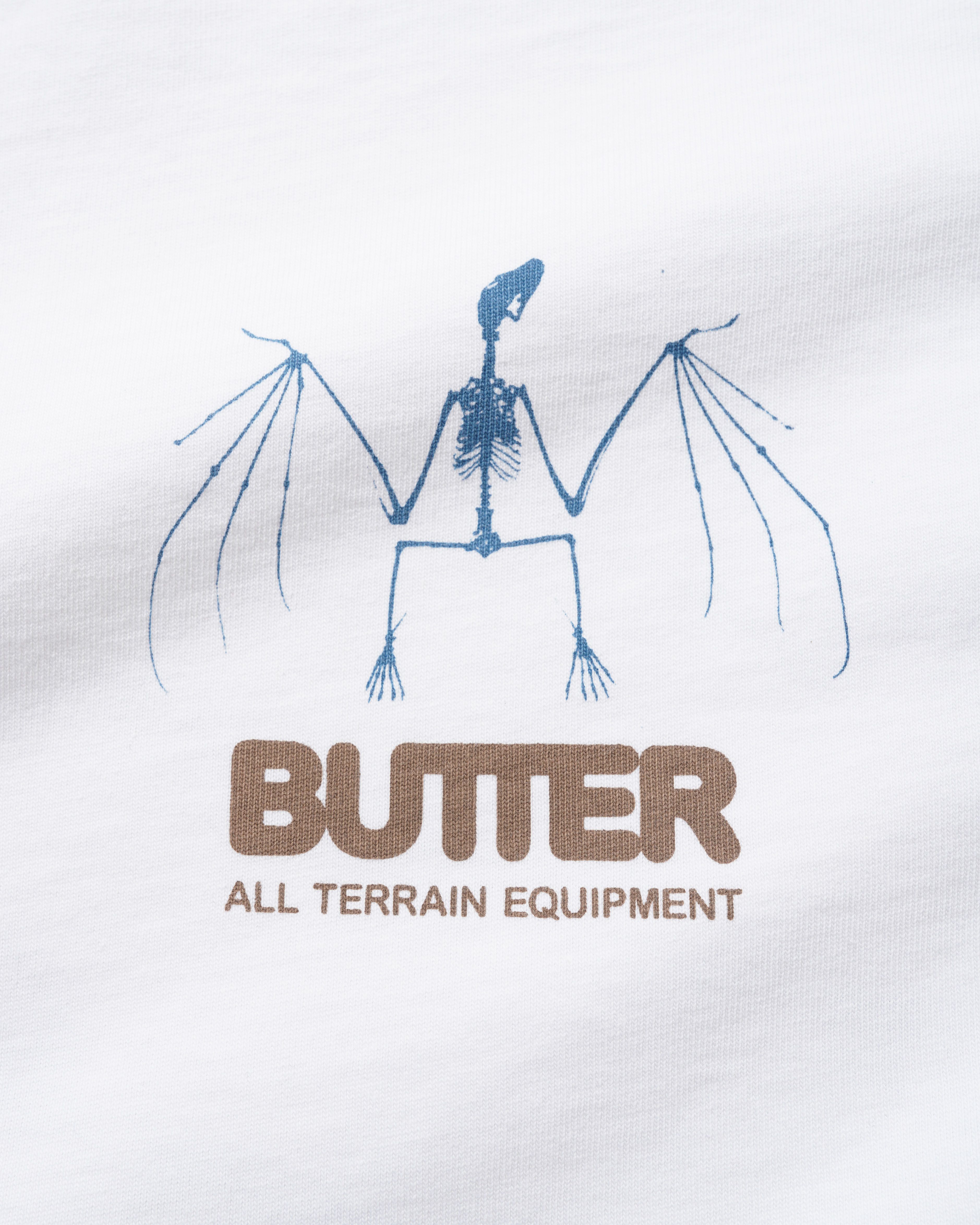 BUTTER GOODS NOCTURNAL TEE WHITE  - Tôpette Skateboards & Lifestyle