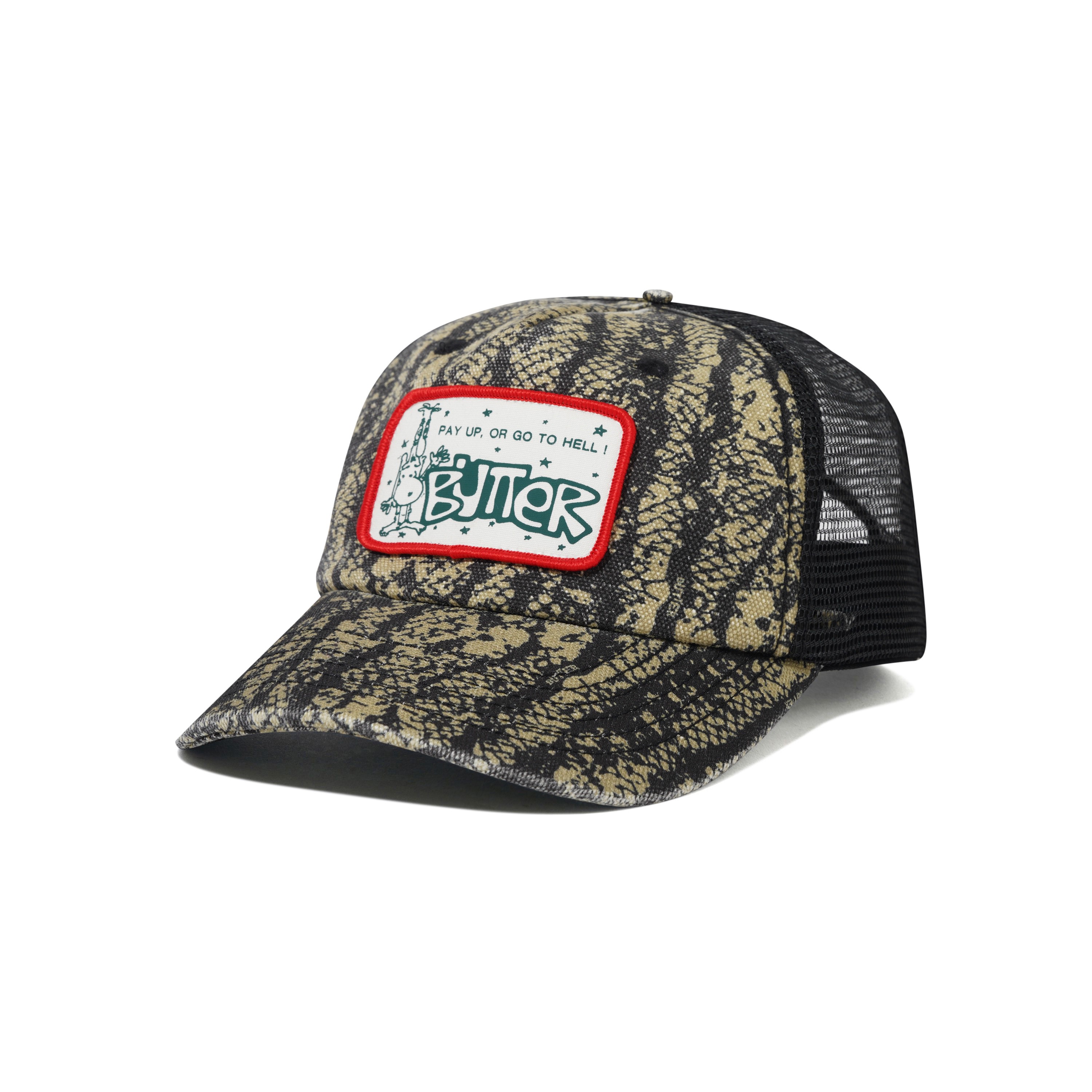 BUTTER GOODS PAY UP TRUCKER CAP - Tôpette Skateboards & Lifestyle
