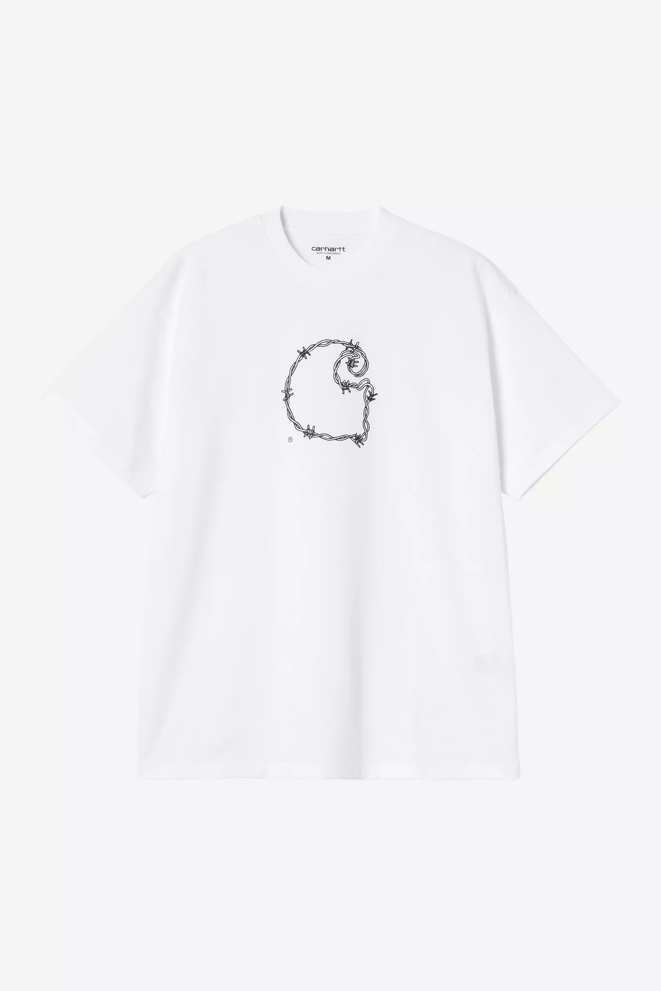 CARHARTT BARBWIRE C TEE SHIRT - Tôpette Skateboards & Lifestyle