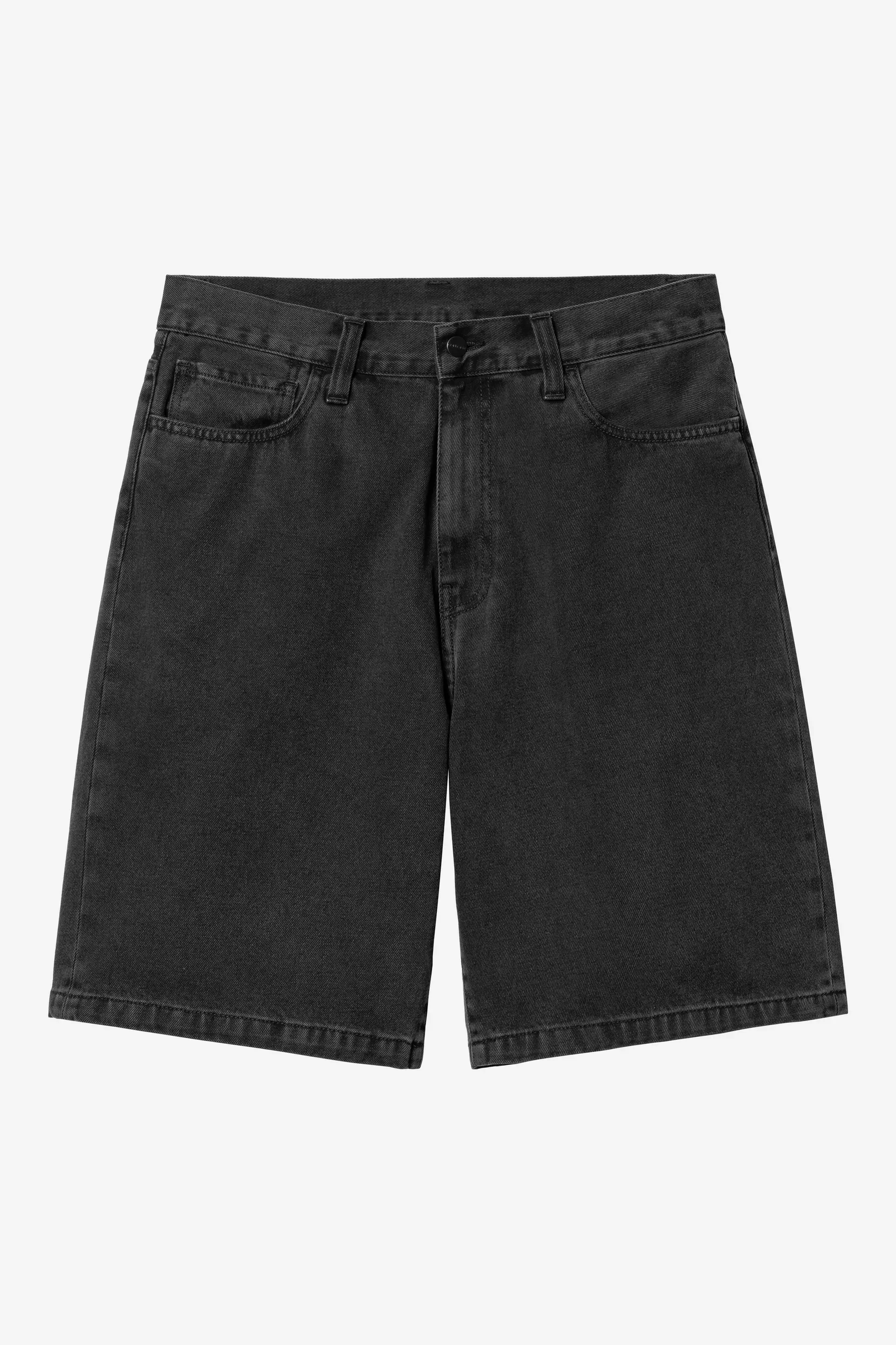 CARHARTT WIP LANDON SHORT BLACK STONE WASHED
