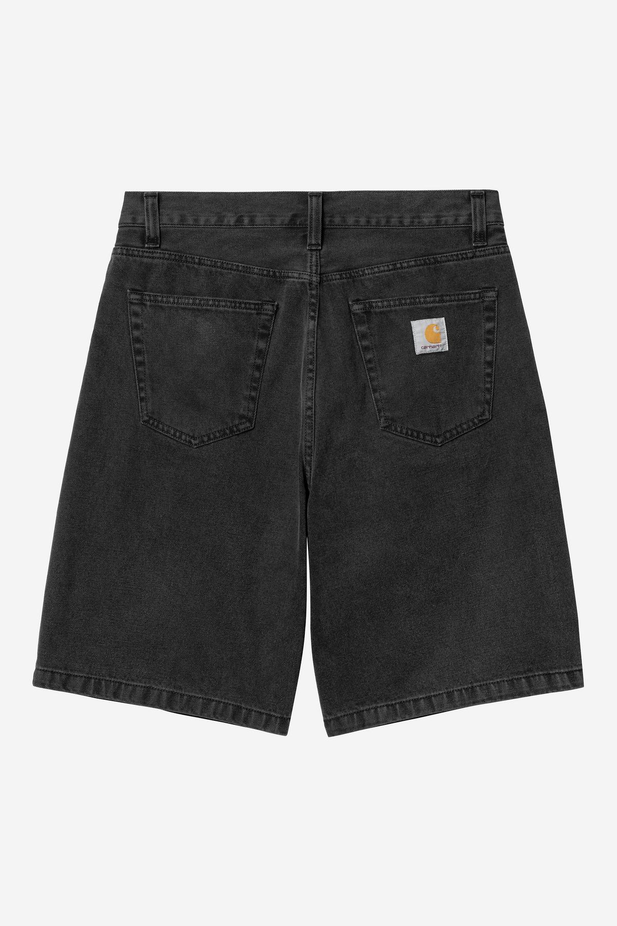 LANDON SHORT BLACK STONE WASHED  - Tôpette Skateboards & Lifestyle