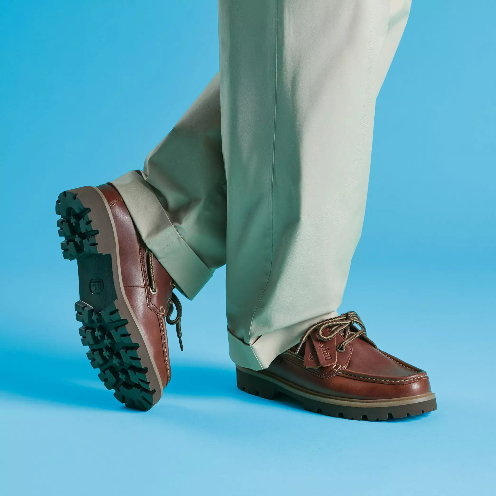 CLARKS CLEYHILL BOAT BROWN LEATHER - Tôpette Skateboards & Lifestyle