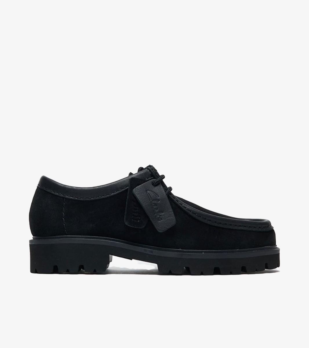 CLARKS CLEYHILL SEAMS BLACK SUEDE - Tôpette Skateboards & Lifestyle