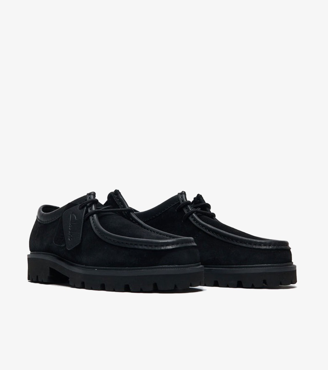 CLARKS CLEYHILL SEAMS BLACK SUEDE - Tôpette Skateboards & Lifestyle