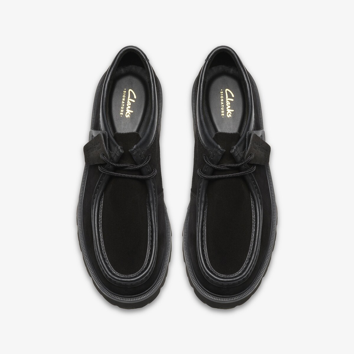CLARKS CLEYHILL SEAMS BLACK SUEDE - Tôpette Skateboards & Lifestyle