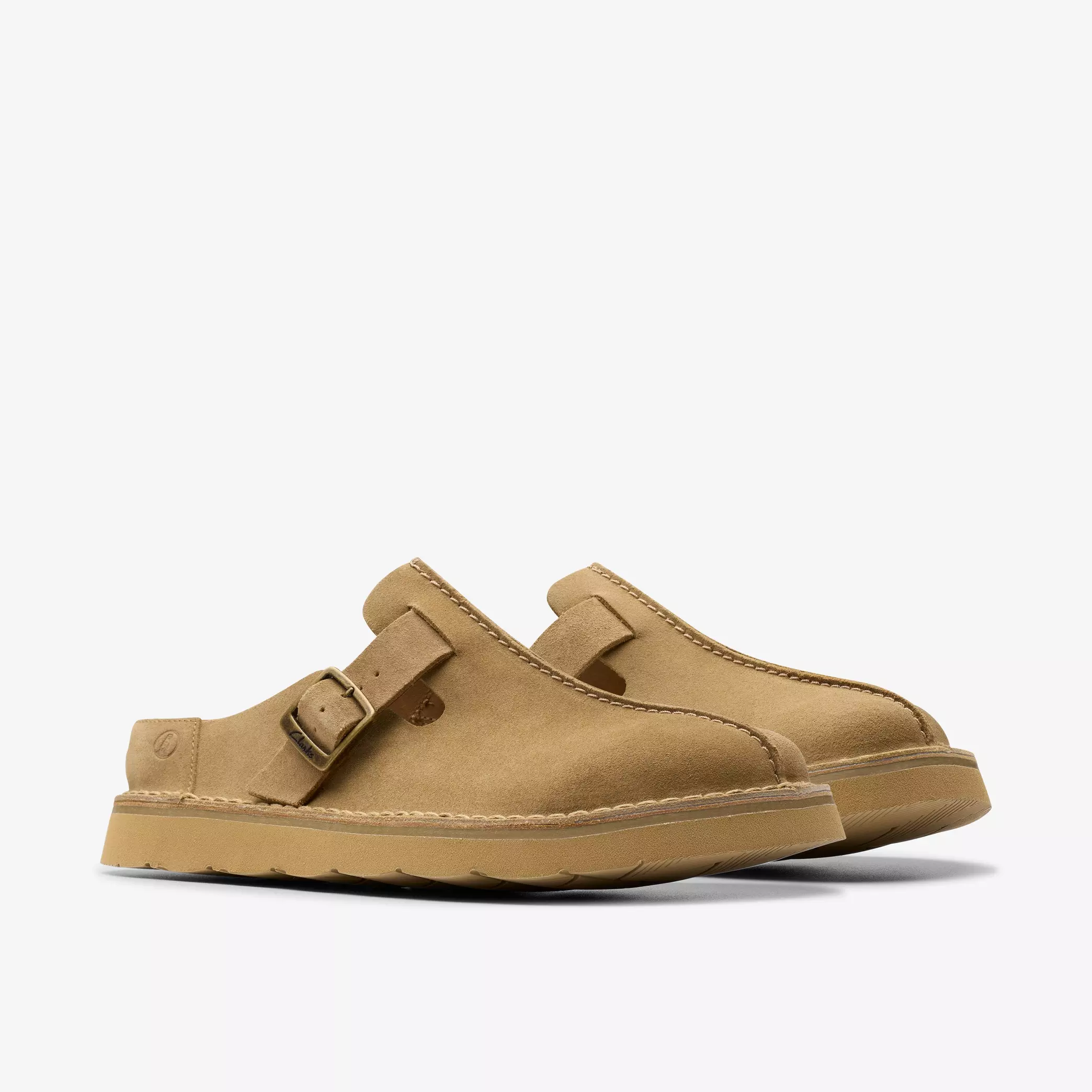 CLARKS SOLSBURY MULE DARK SAND - Tôpette Skateboards & Lifestyle