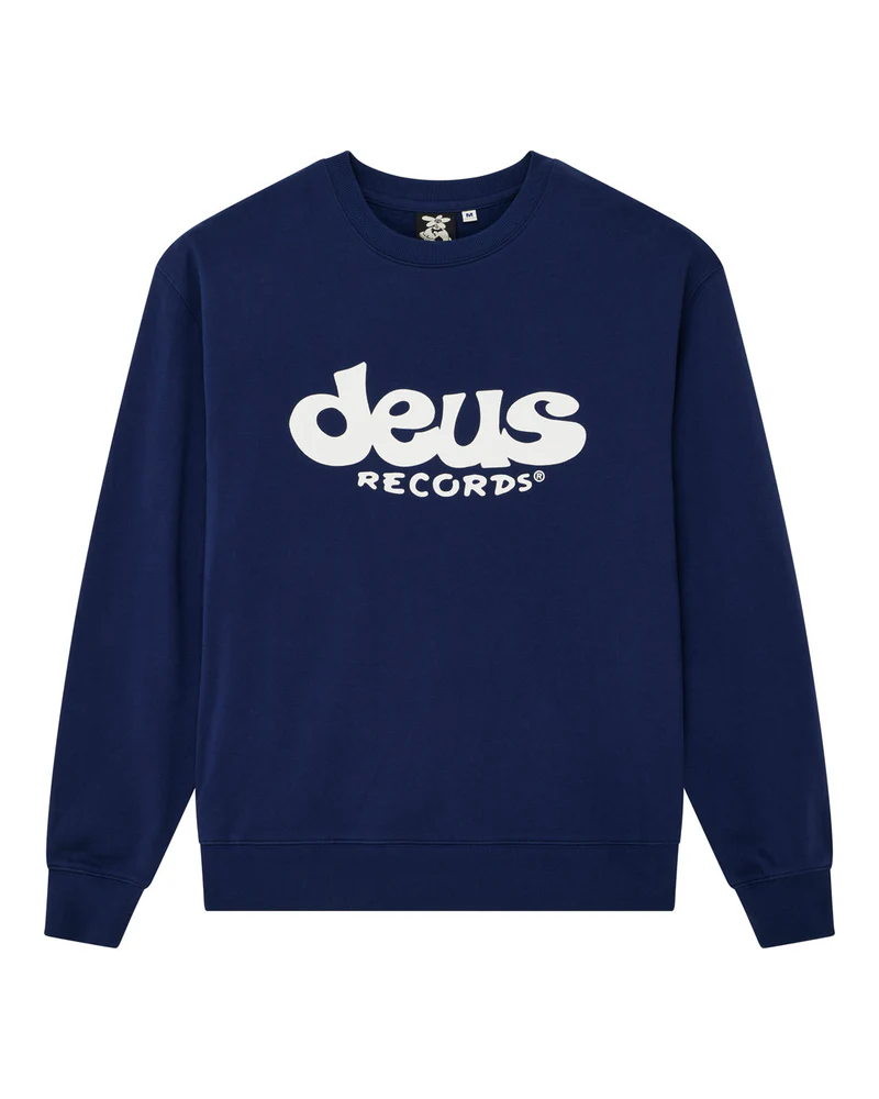 DEUS EX MACHINA SMILE CREW LIMOGE BLUE - Tôpette Skateboards & Lifestyle