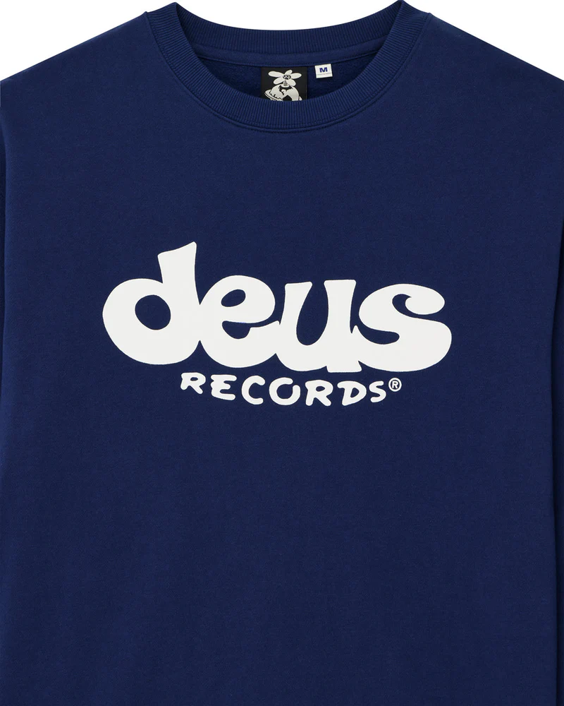 DEUS EX MACHINA SMILE CREW LIMOGE BLUE - Tôpette Skateboards & Lifestyle