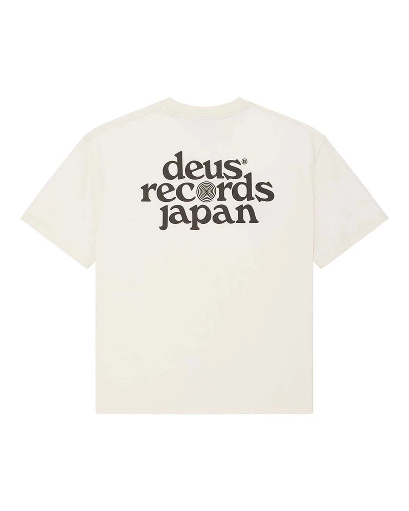 DEUS EX MACHINA STRATA TEE DIRTY WHITE - Tôpette Skateboards & Lifestyle