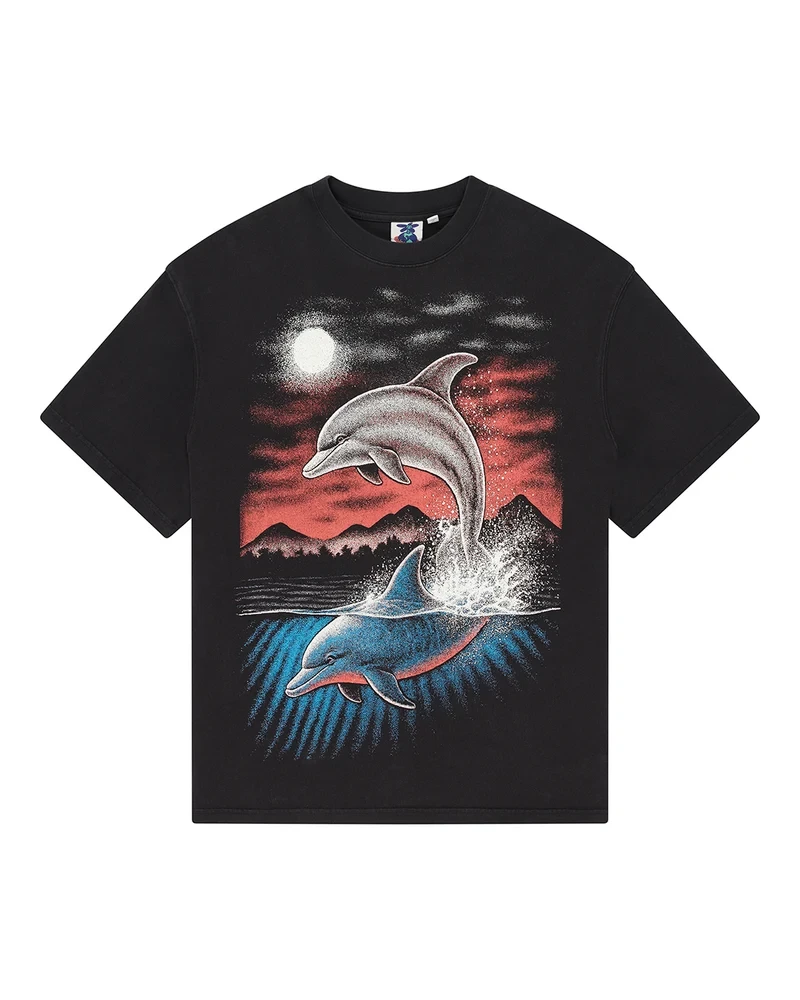 DEUS EX MACHINA LOVERS OS TEE BLACK BEAUTY