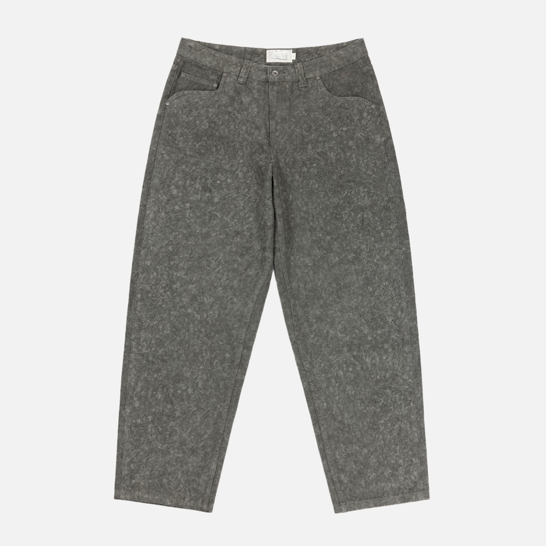 DIME BAGGY DENIM PANT ELECTRIC CHARCOAL - Tôpette Skateboards & Lifestyle