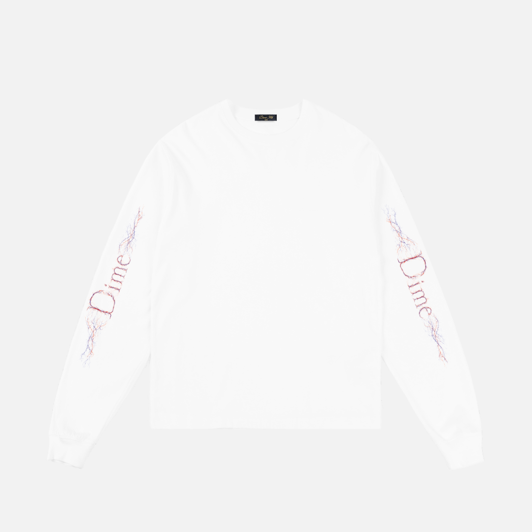 DIME CLASSIC LONG SLEEVE TEE VEINS - Tôpette Skateboards & Lifestyle