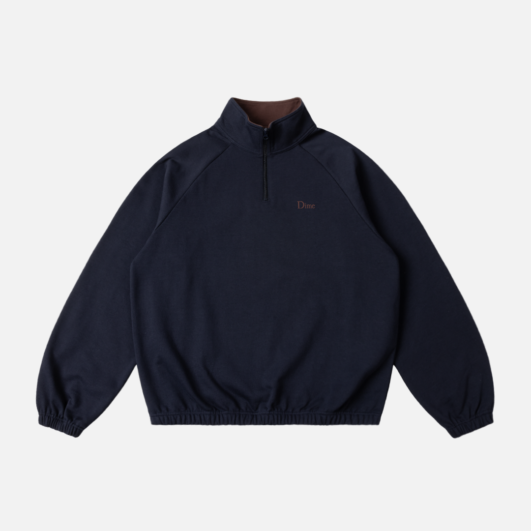 DIME CLASSIC TERRY QUARTER ZIP - Tôpette Skateboards & Lifestyle