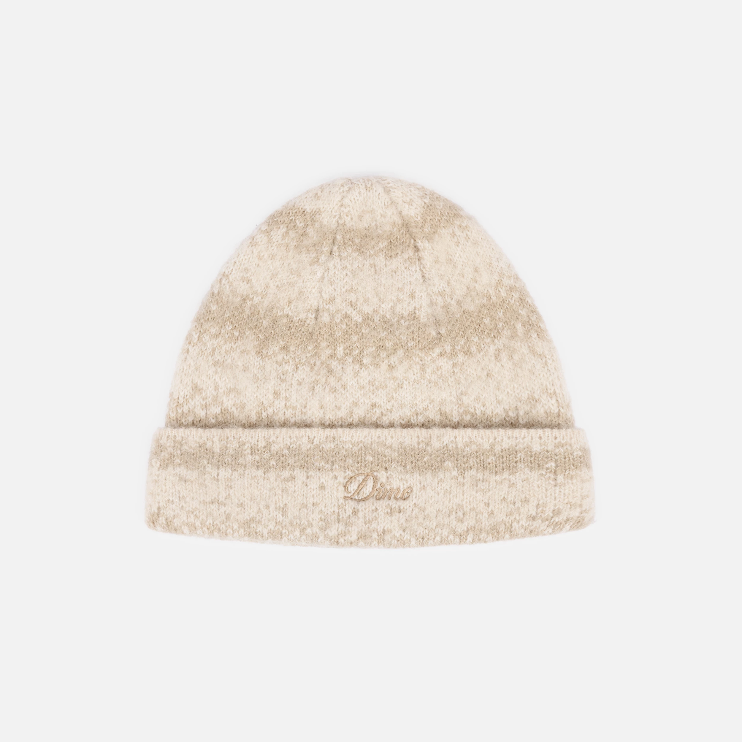 DIME MOHAIR STRIPED BEANIE CREAM