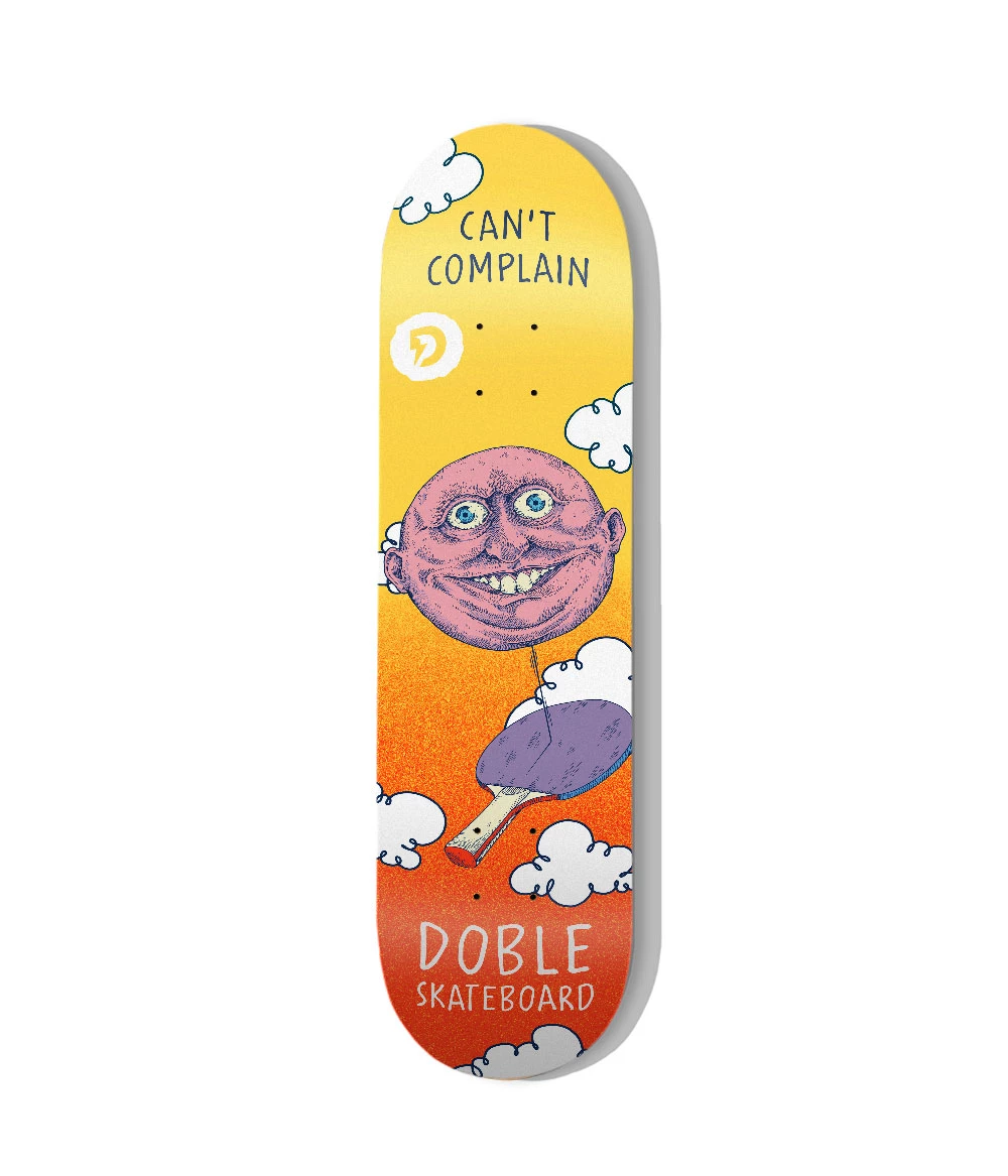 DOBLE SKATEBOARDS CAN'T COMPLAIN DECK 8.375 - Tôpette Skateboards & Lifestyle