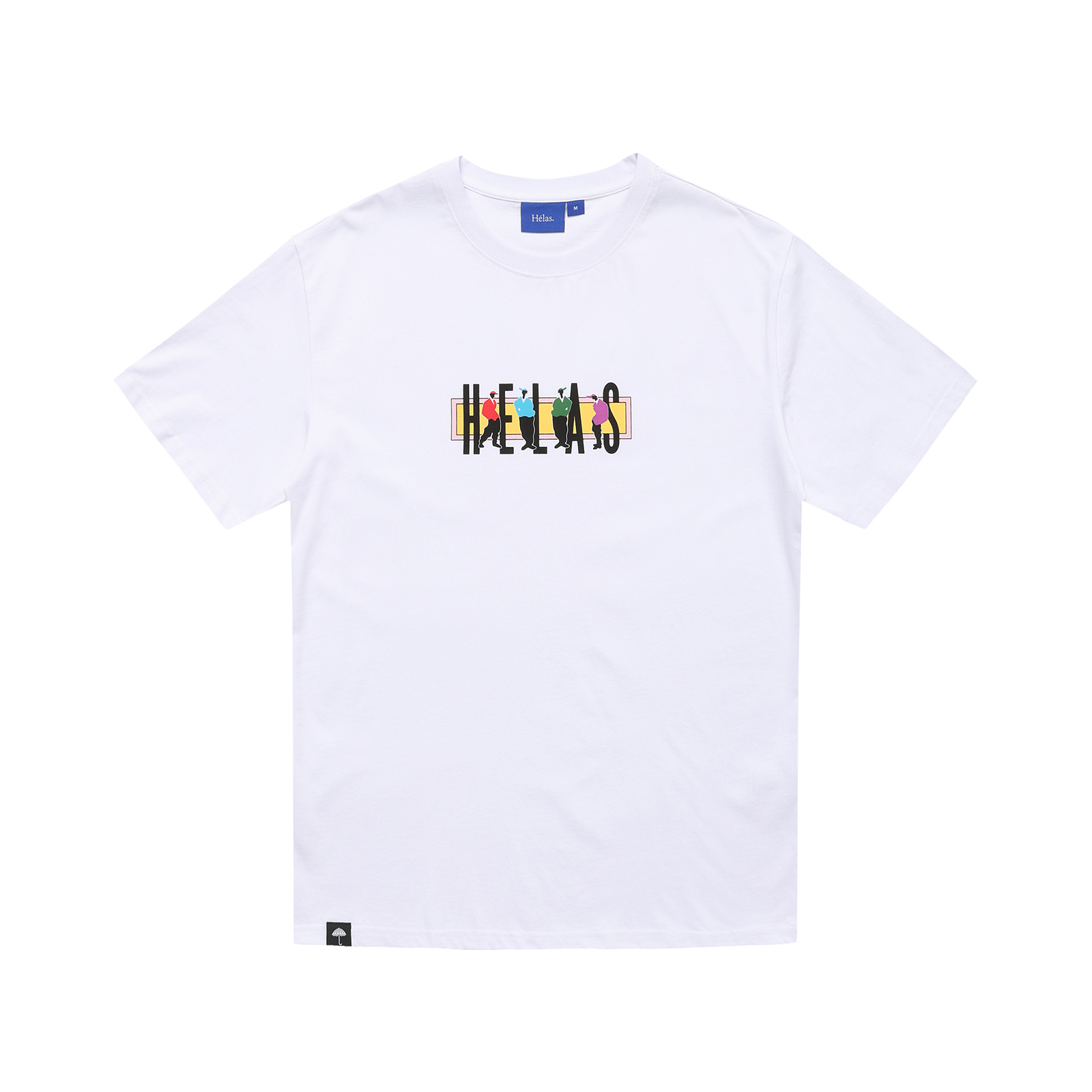 HÉLAS JAZZY TEE WHITE - Topette Skateboards