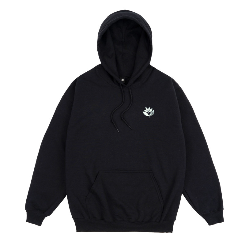 MAGENTA HOODIE CLASSIC PLANT BLACK - Tôpette Skateboards & Lifestyle