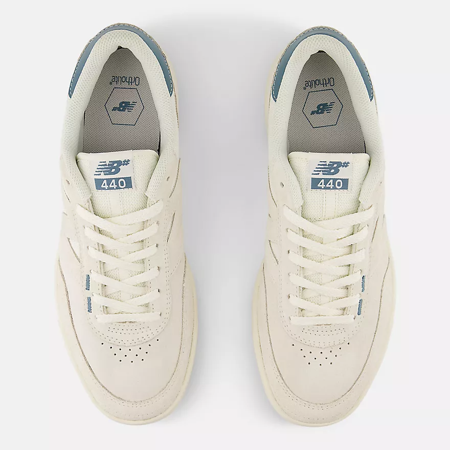 NEW BALANCE NUMERIC 440V2 WHITE-SALT WATER UN440NRU- Tôpette Skateboards