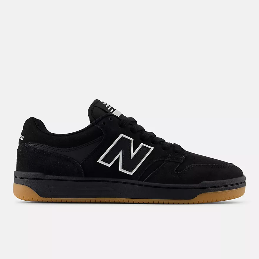 NEW BALANCE NUMERIC 480 NOIR BLANC NM480SBW - Tôpette Skateboards & Lifestyle