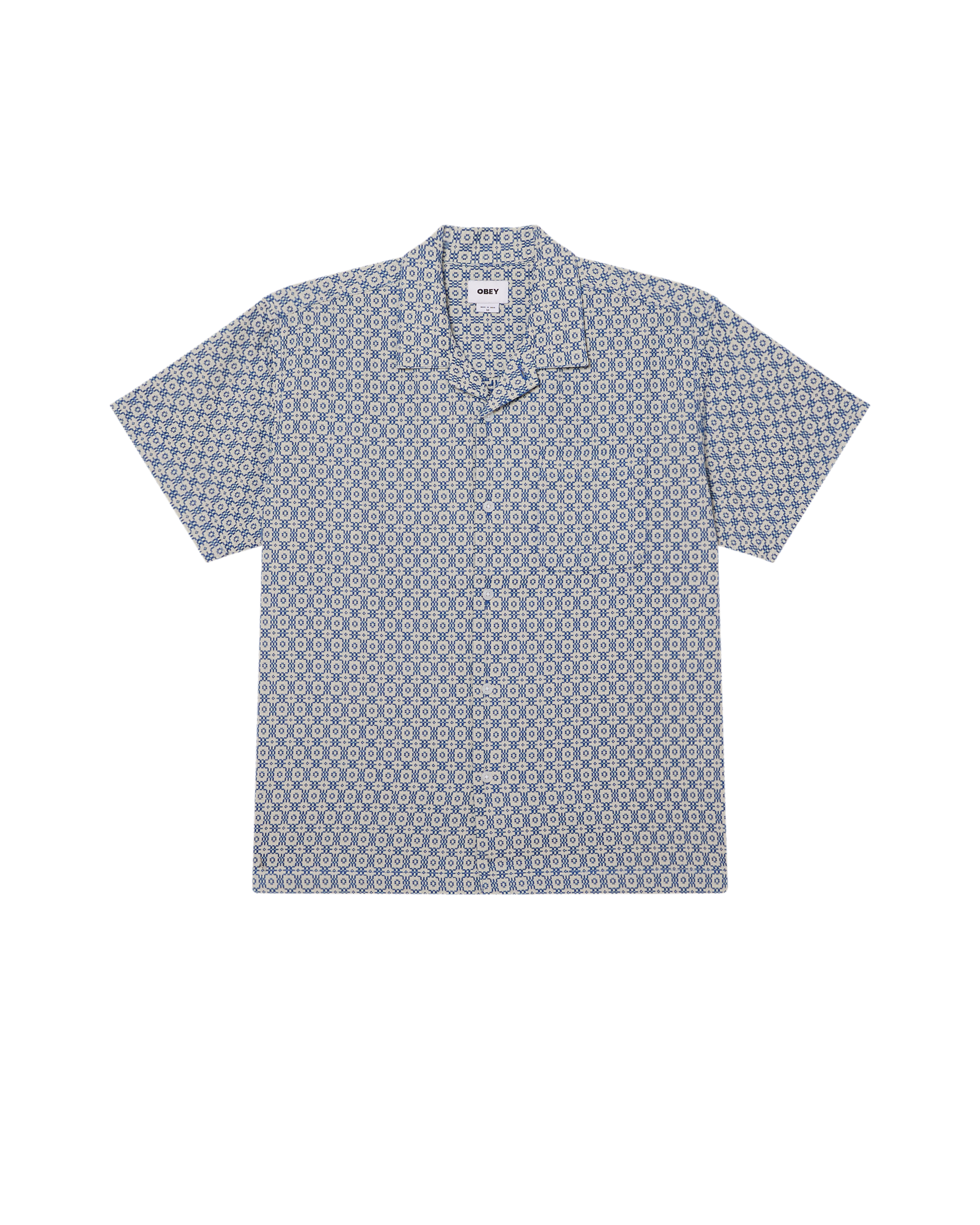 OBEY ADRIAN WOVEN UNBLEACHED MULTI - Tôpette Skateboards & Lifestyle