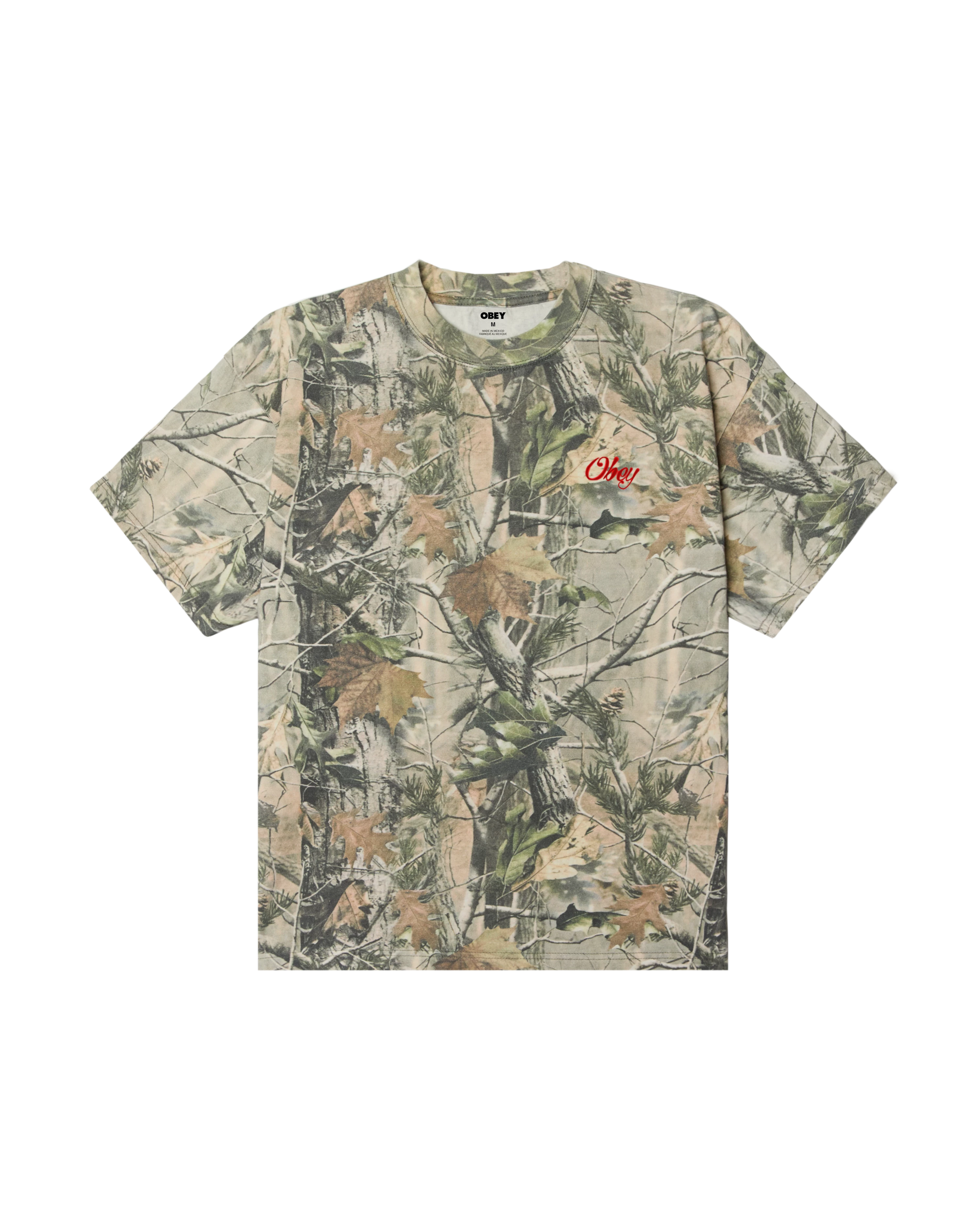 OBEY AIRBRUSHED ROSE TEE CAMO - Tôpette Skateboards & Lifestyle