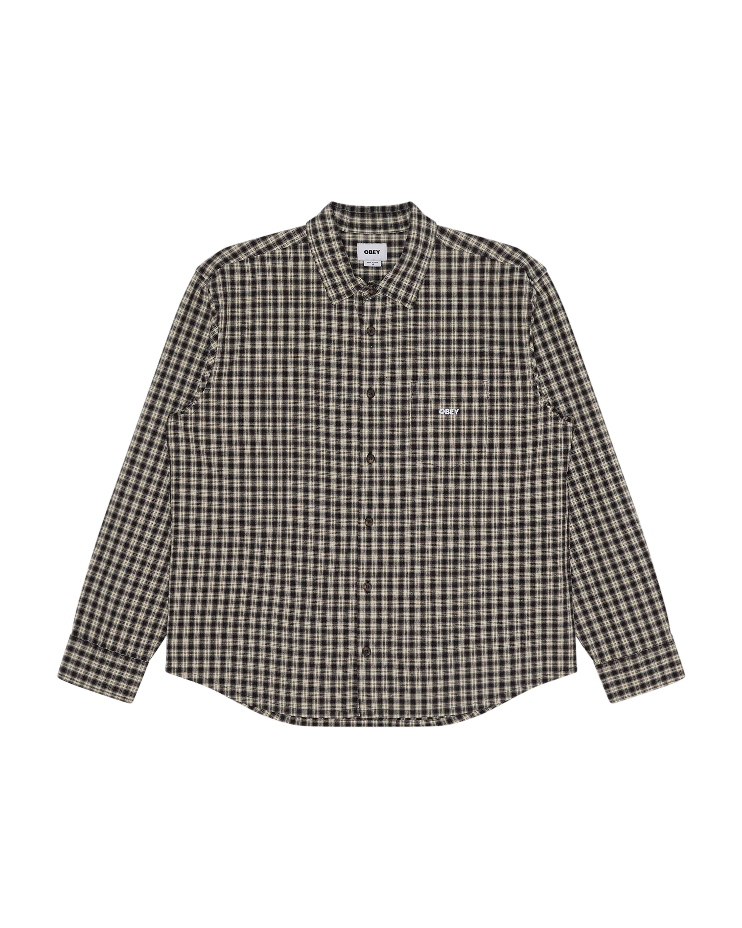 OBEY BIGWIG AXEL WOVEN BLACK MULTI