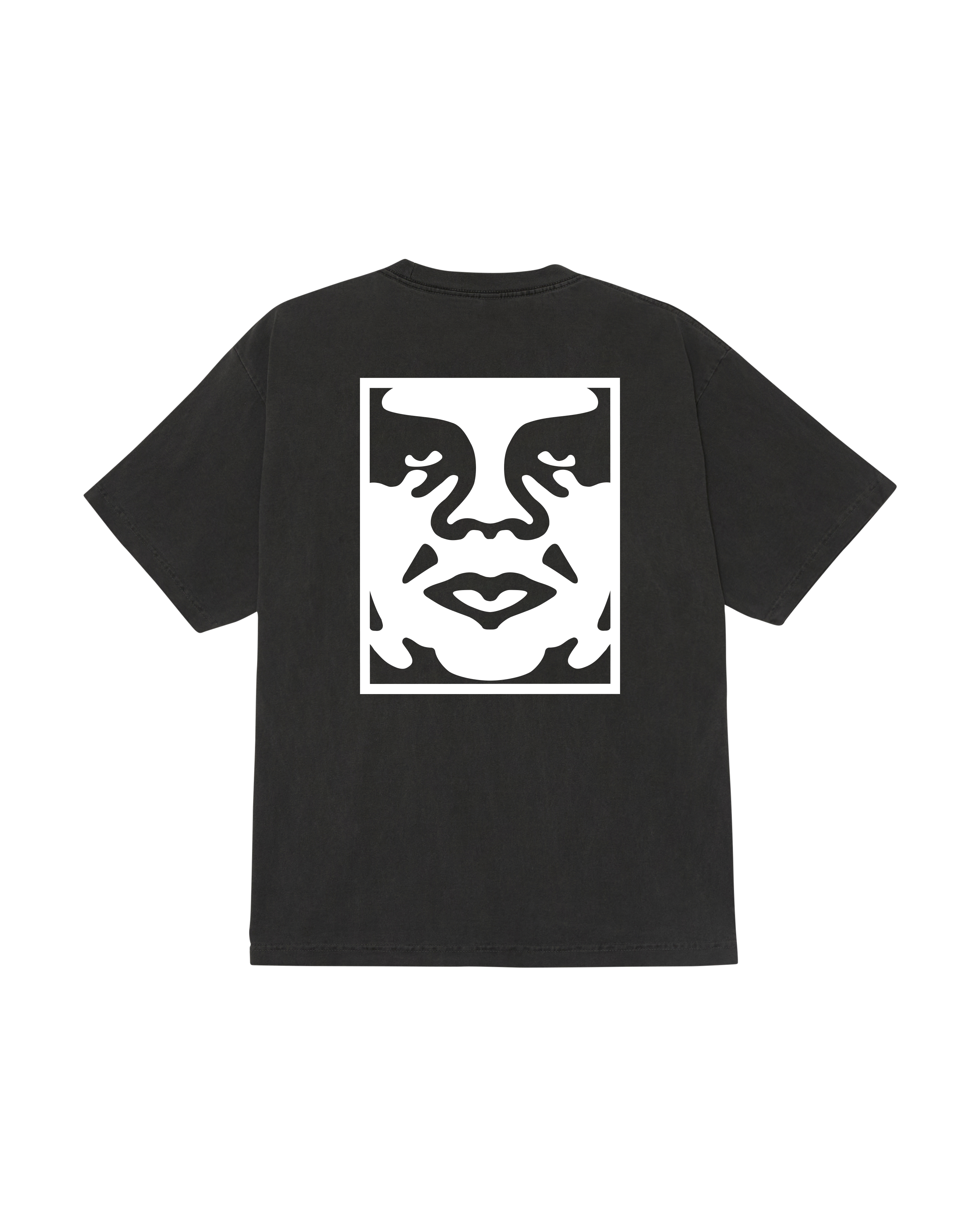 OBEY COLD ICON FACE PIGMENT DUSTY BLACK - Tôpette Skateboards & Lifestyle