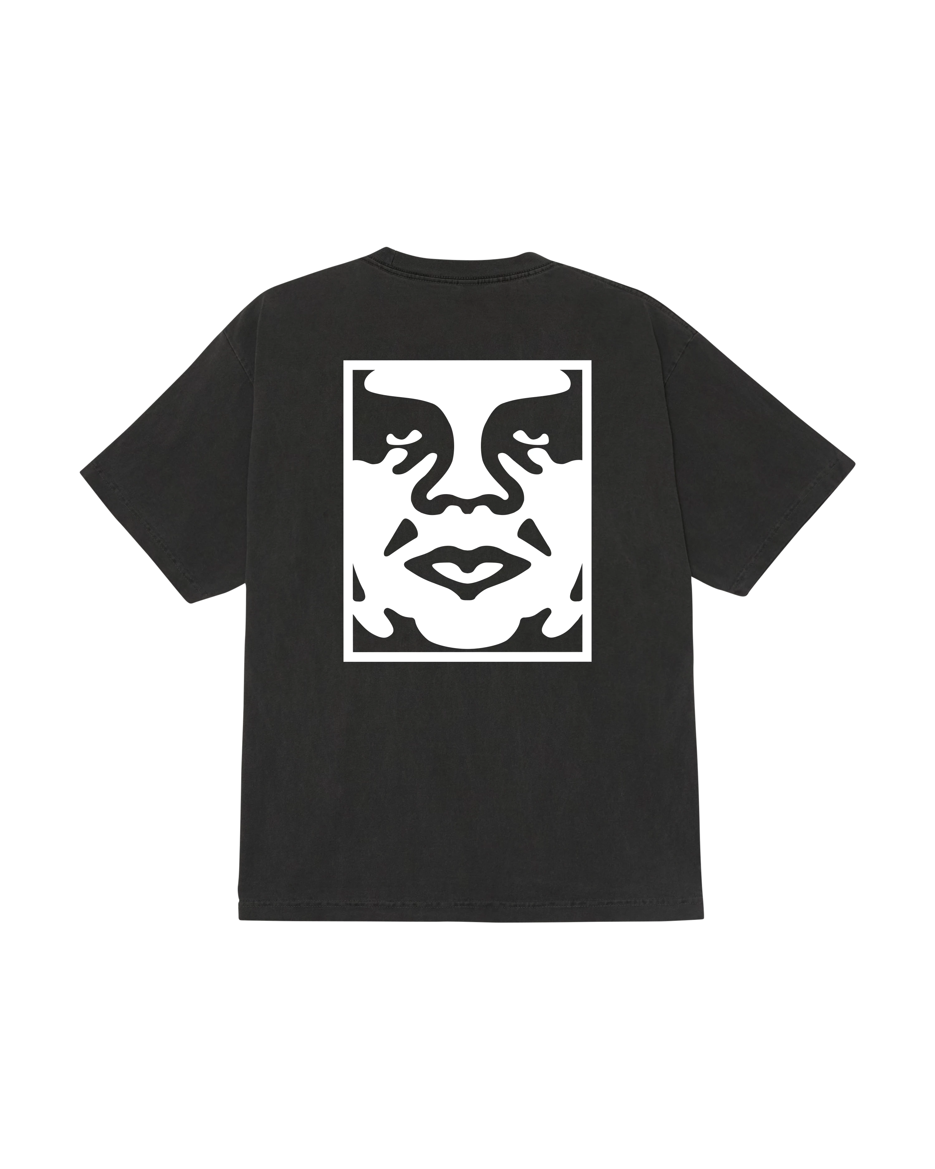 OBEY BOLD ICON FACE PIGMENT DUSTY BLACK - Tôpette Skateboards & Lifestyle