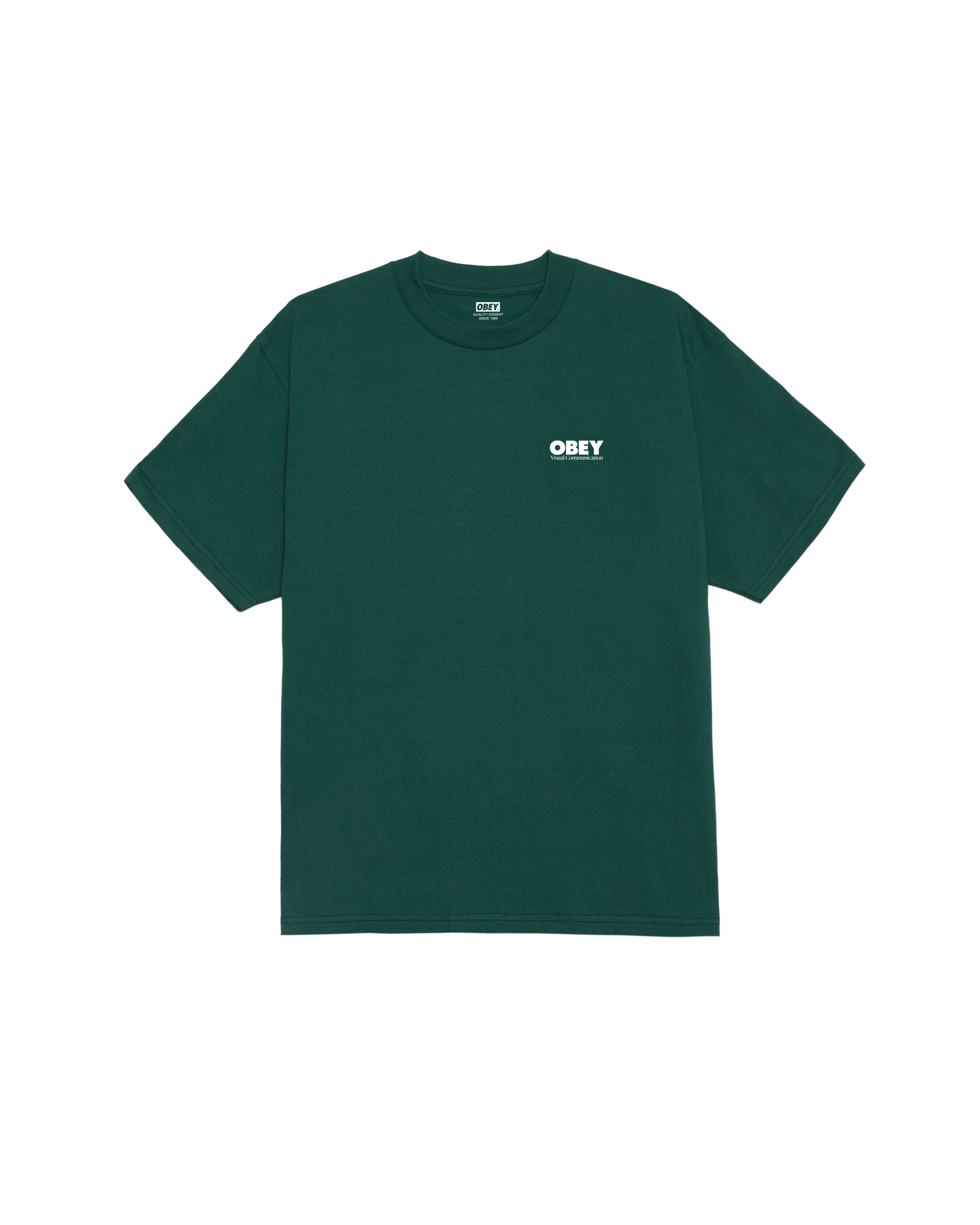 OBEY GLOBAL SYSTEMS TEE RAINFOREST - Tôpette Skateboards & Lifestyle