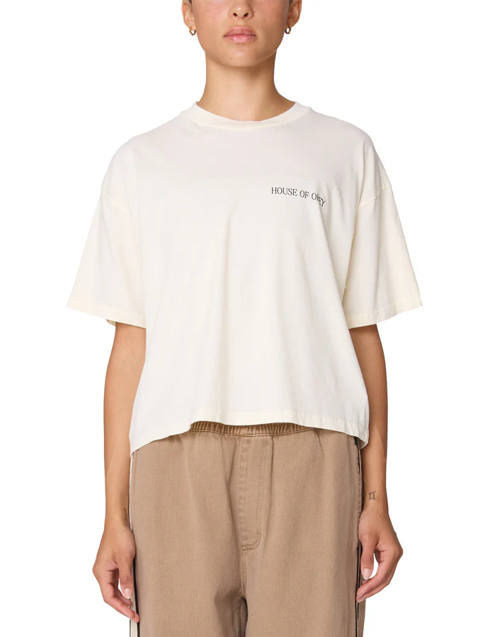 OBEY HOUSE OF OBEY DOVE TEE WOMAN - Tôpette Skateboards & Lifestyle