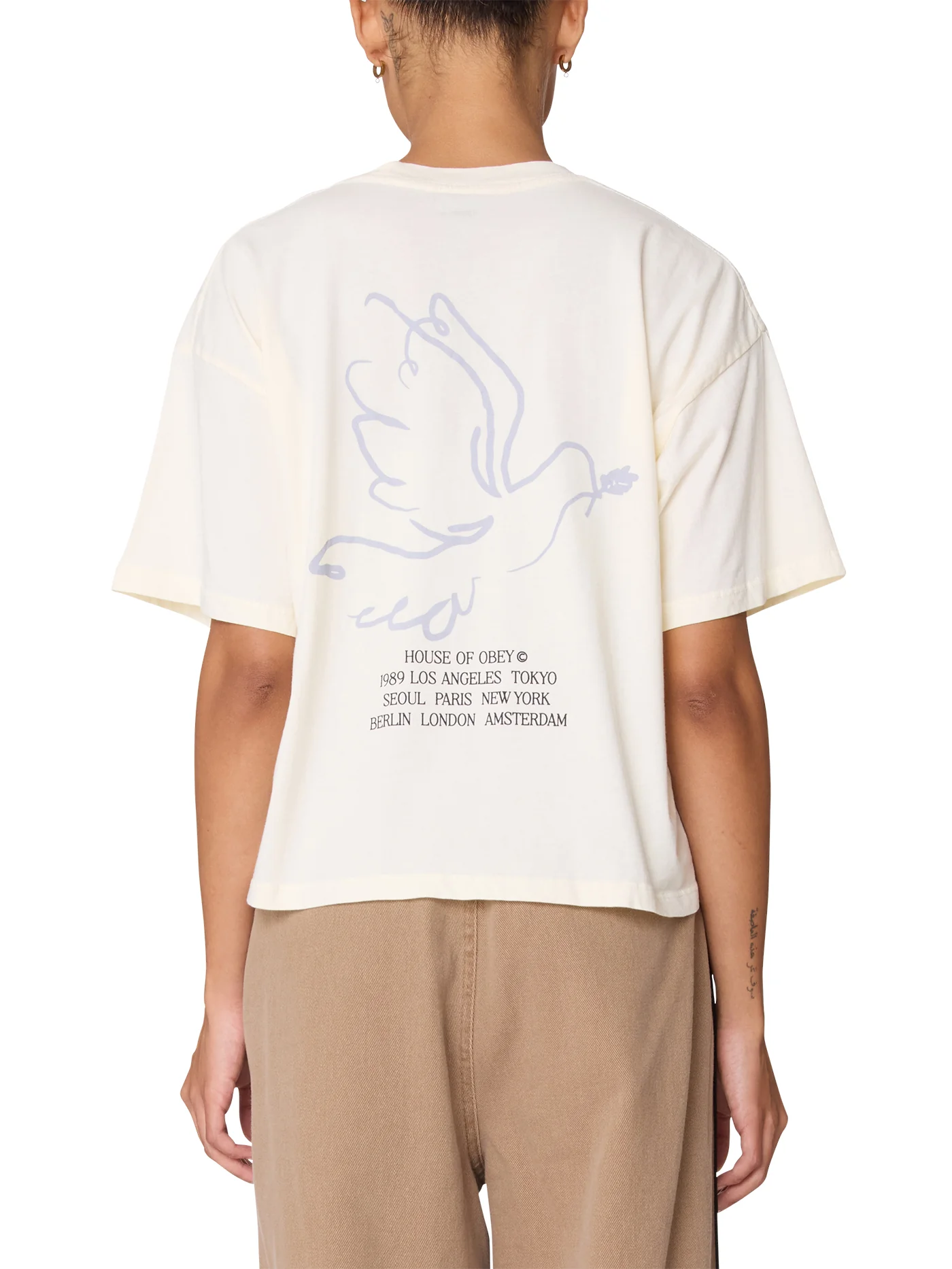 OBEY HOUSE OF OBEY DOVE TEE WOMAN - Tôpette Skateboards & Lifestyle