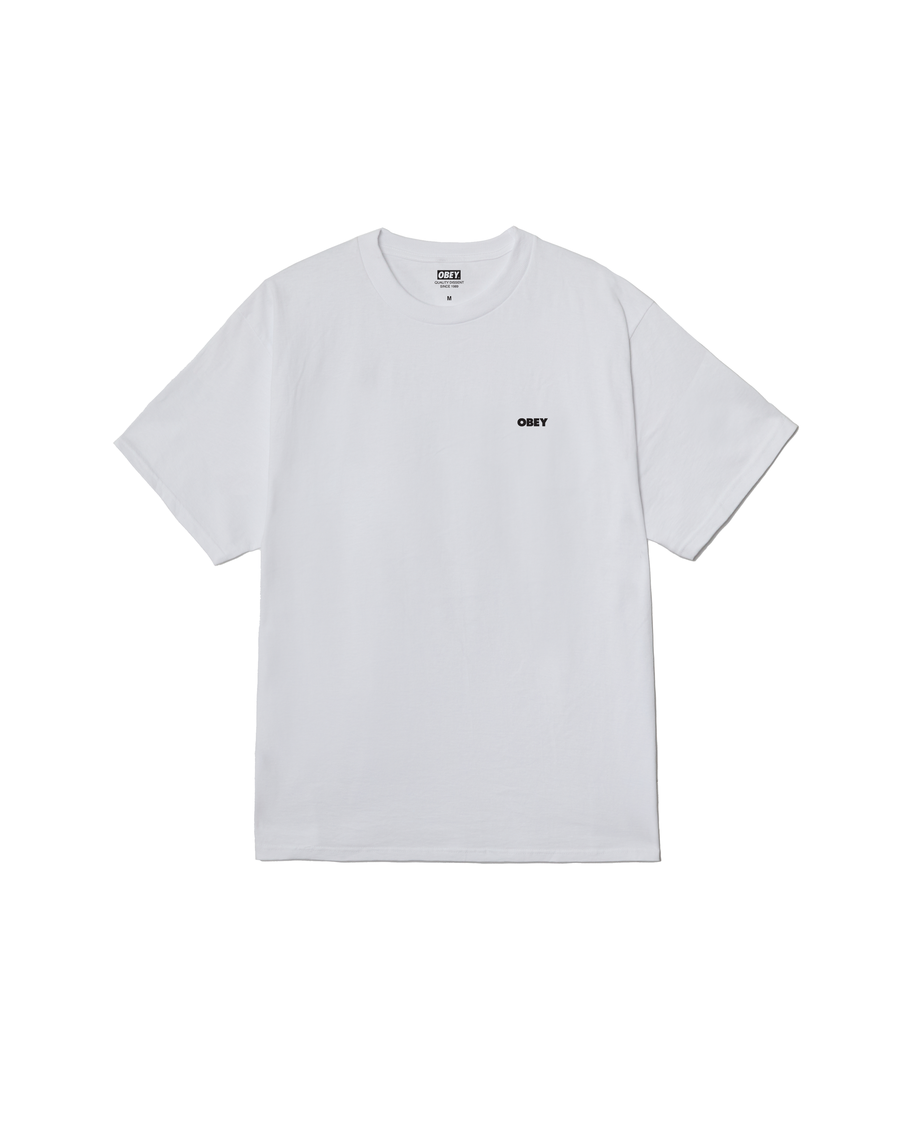 OBEY IN BLOOM TEE WHITE - Tôpette Skateboards & Lifestyle