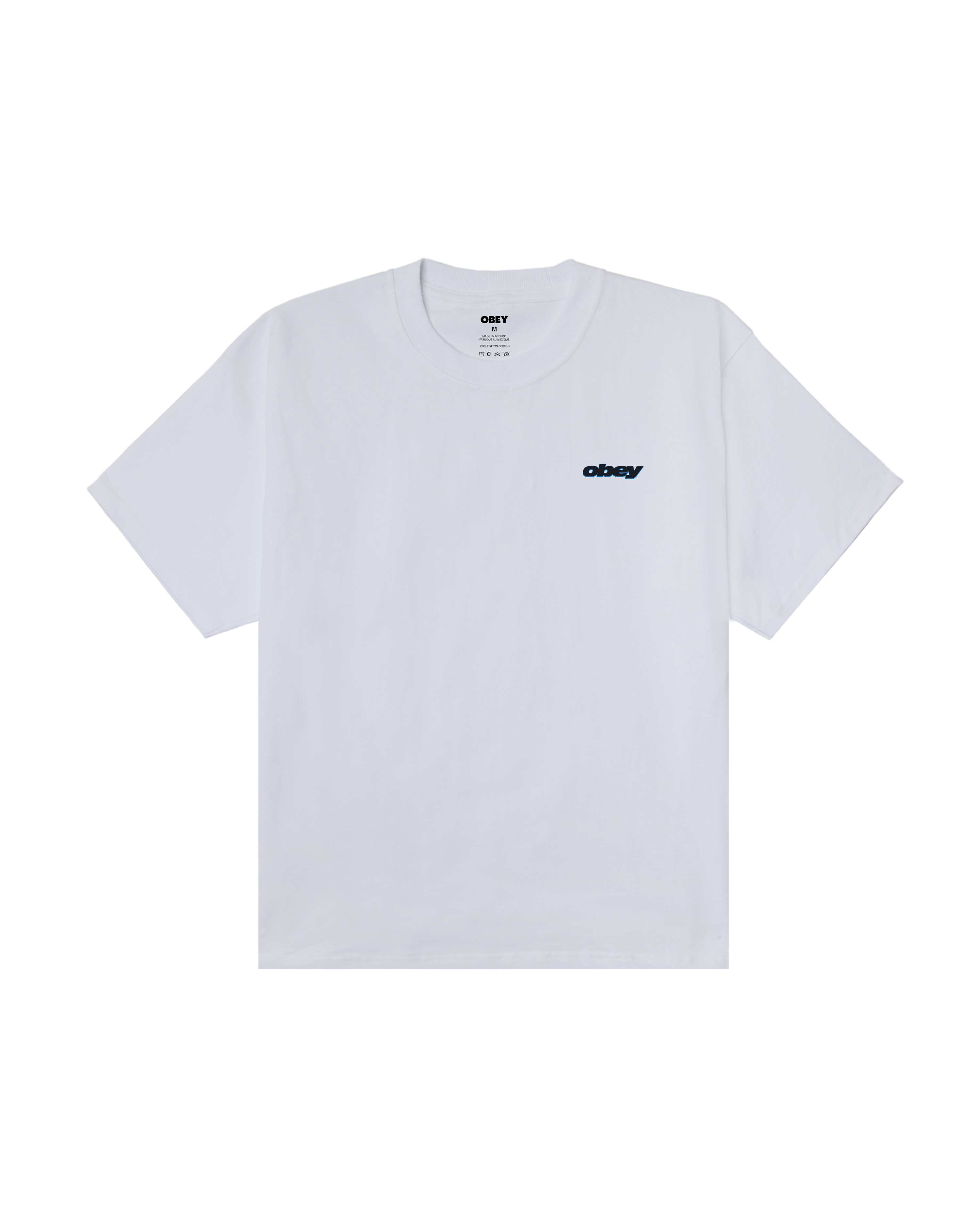 OBEY LIPS TEE WHITE - Tôpette Skateboards & Lifestyle