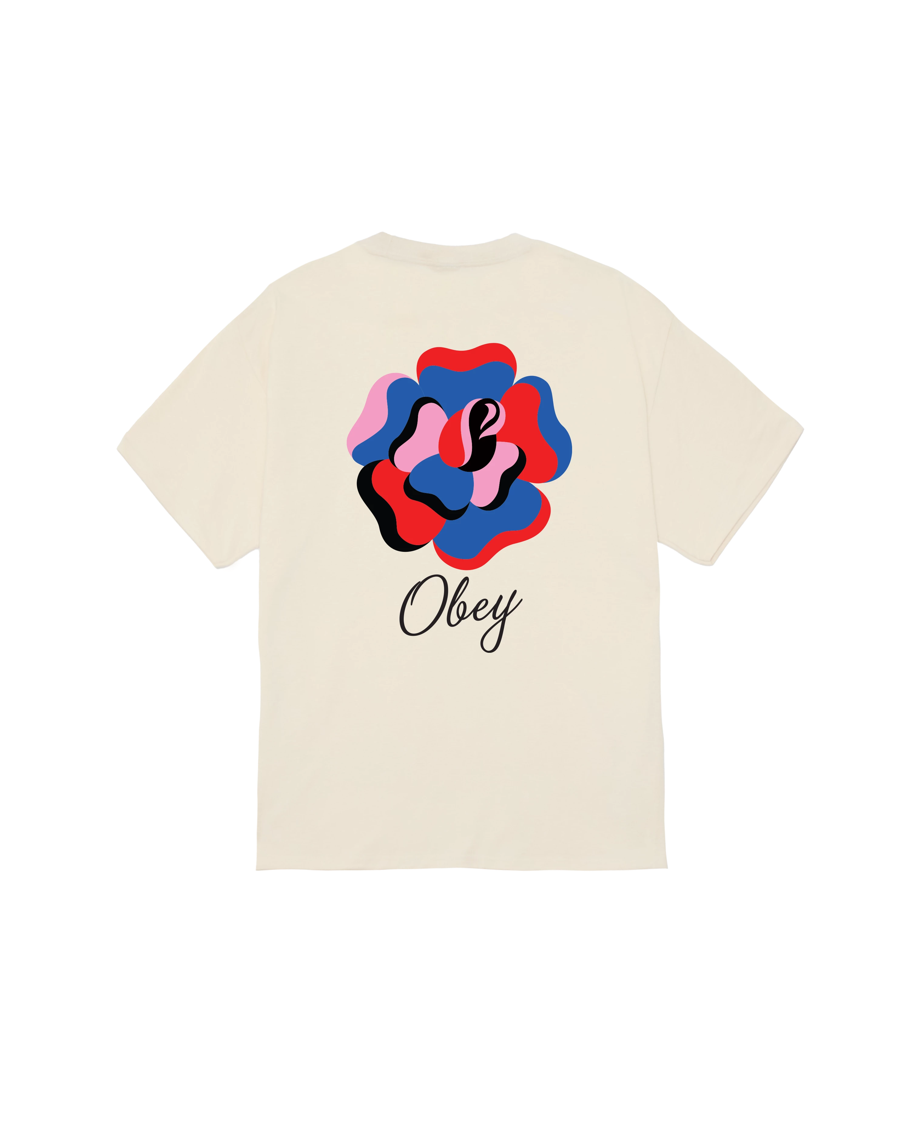 OBEY PAPER ROSE TEE CREAM - Tôpette Skateboards & Lifestyle