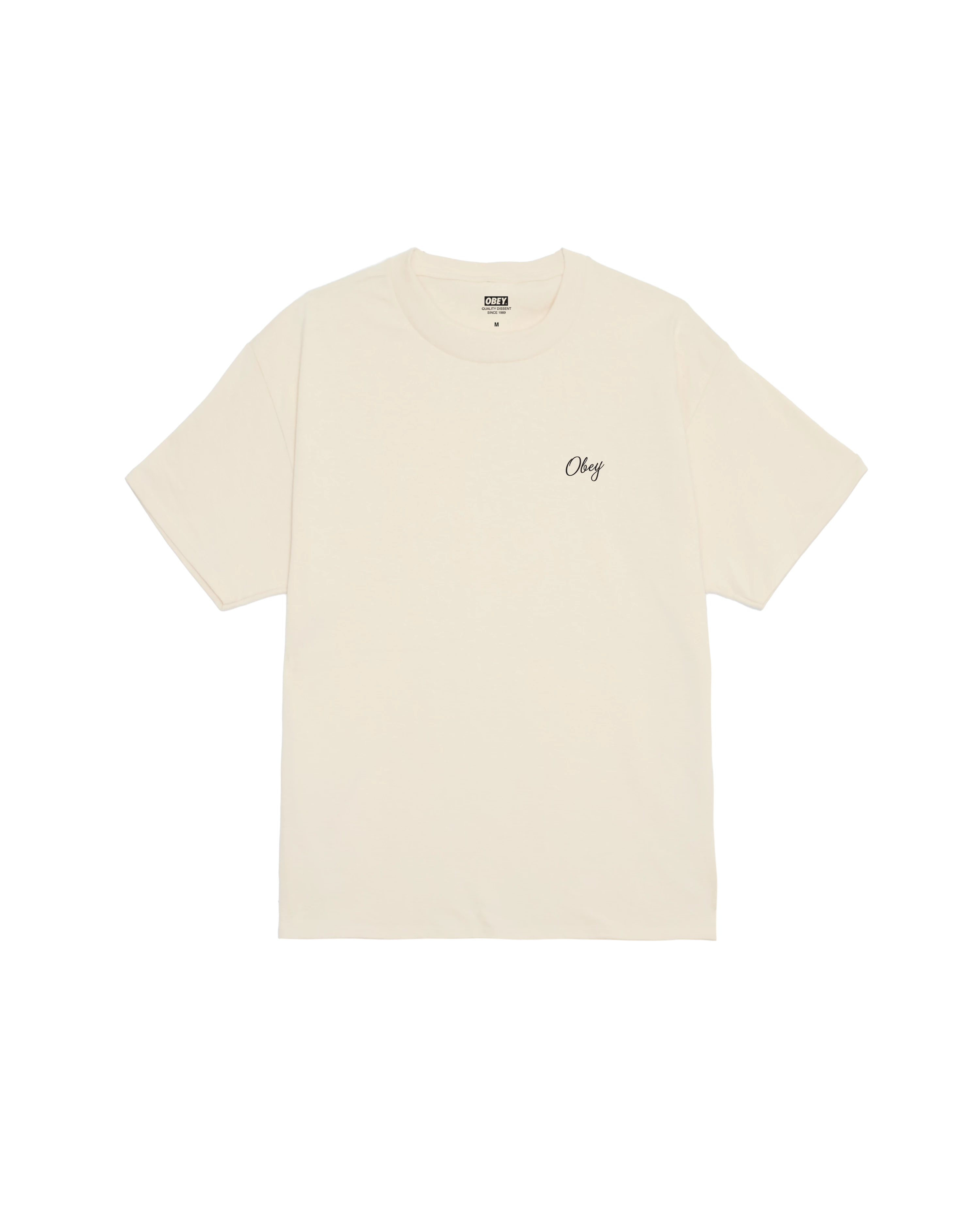 OBEY PAPER ROSE TEE CREAM - Tôpette Skateboards & Lifestyle