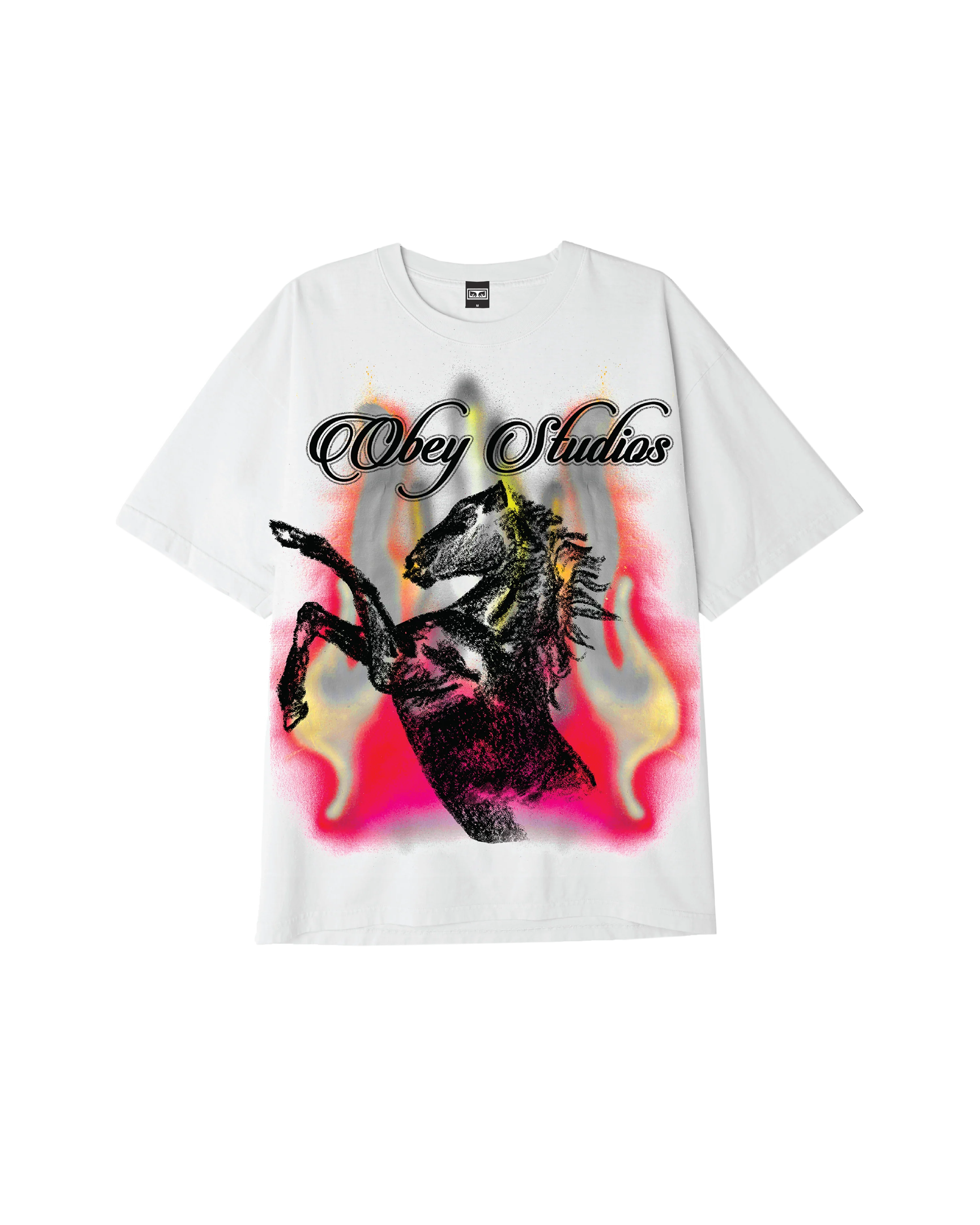 OBEY STUDIOS HORSE TEE - Tôpette Skateboards & Lifestyle
