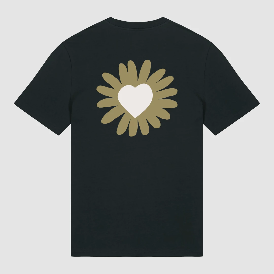 ONZE MÊTRES CARRÉS FLOWER HEART BLACK OLIVE