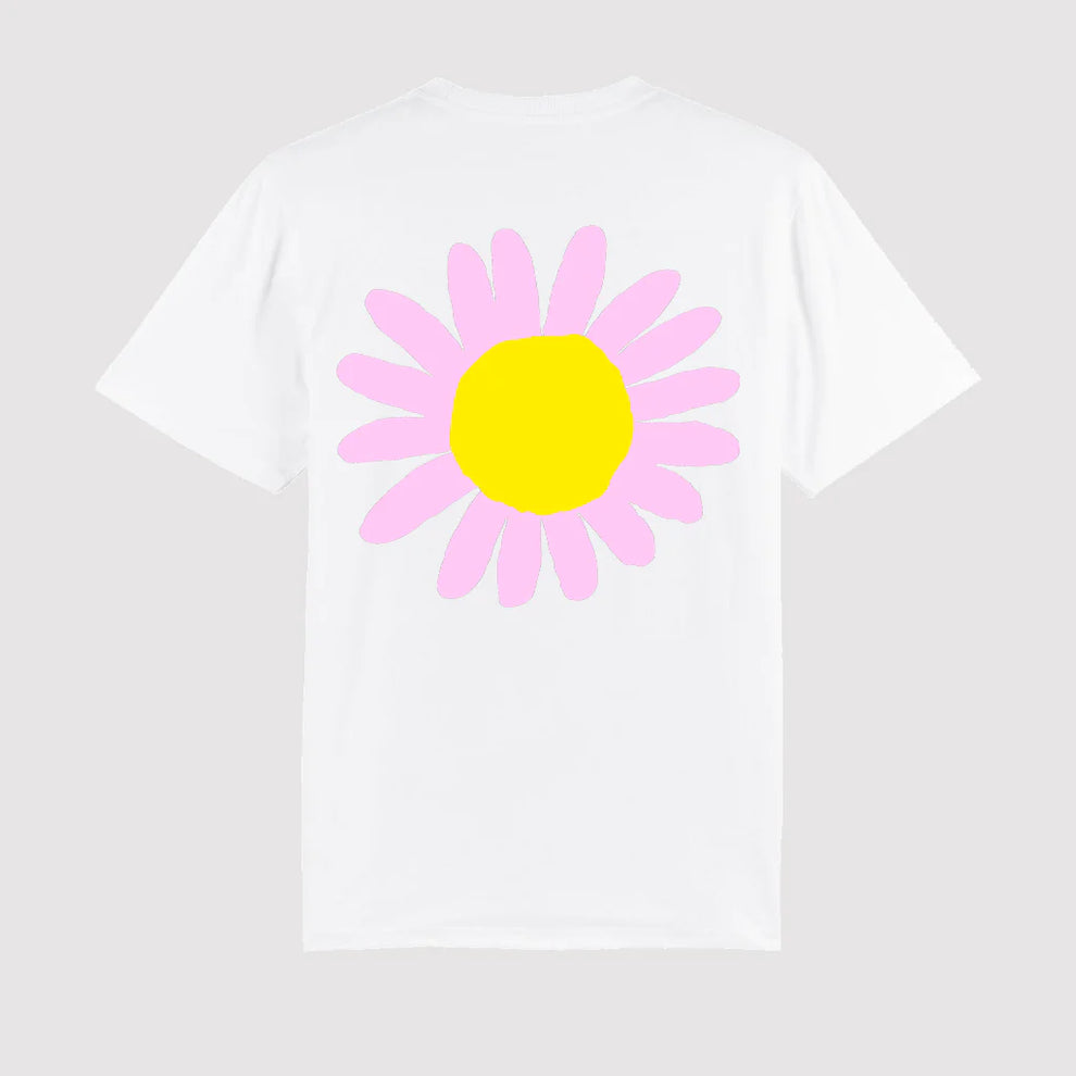 ONZE MÊTRES CARRÉS FLOWER T-SHIRT WHITE - Tôpette Skateboards & Lifestyle