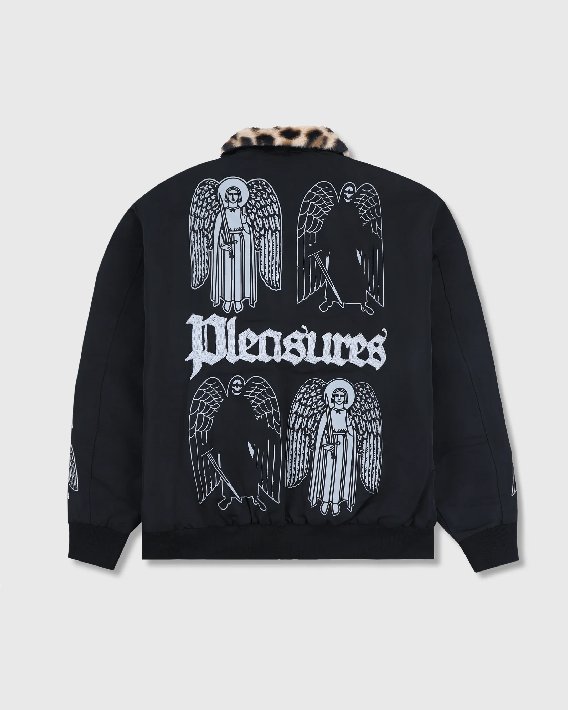 PLEASURES ANGEL DEMON FLIGHT JACKET - Tôpette Skateboards & Lifestyle