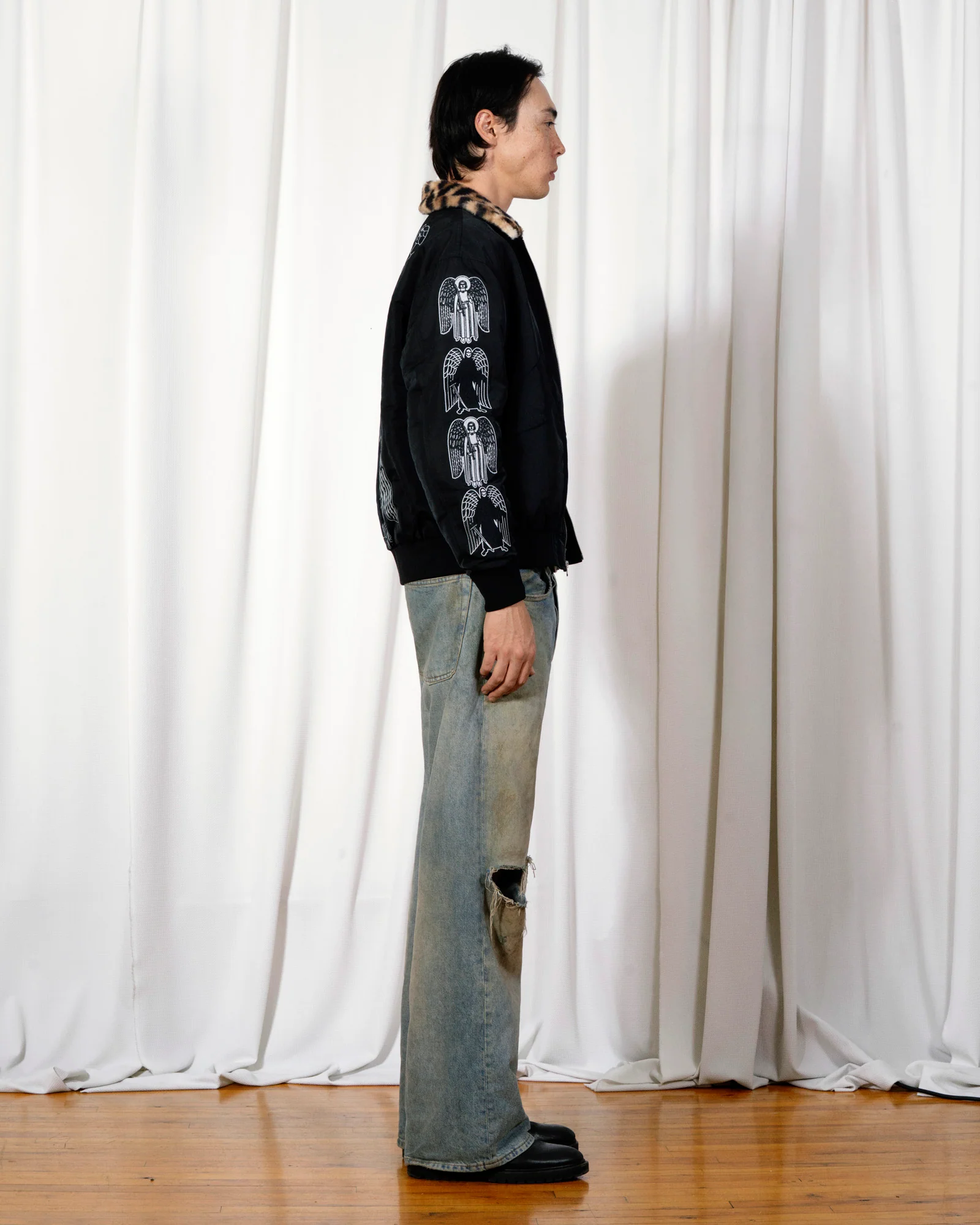 PLEASURES ANGEL DEMON FLIGHT JACKET - Tôpette Skateboards & Lifestyle