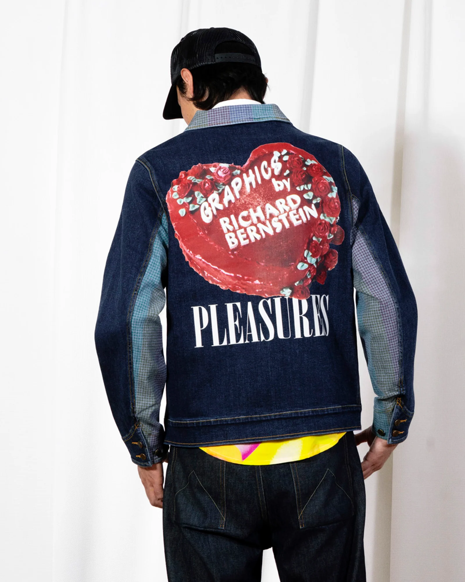 PLEASURES CAKE DENIM JACKET - Tôpette Skateboards & Lifestyle