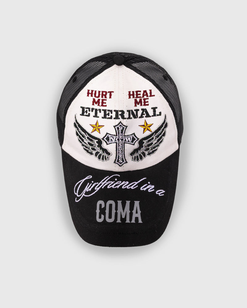PLEASURES COMA MESH CAP BLACK - Tôpette Skateboards & Lifestyle